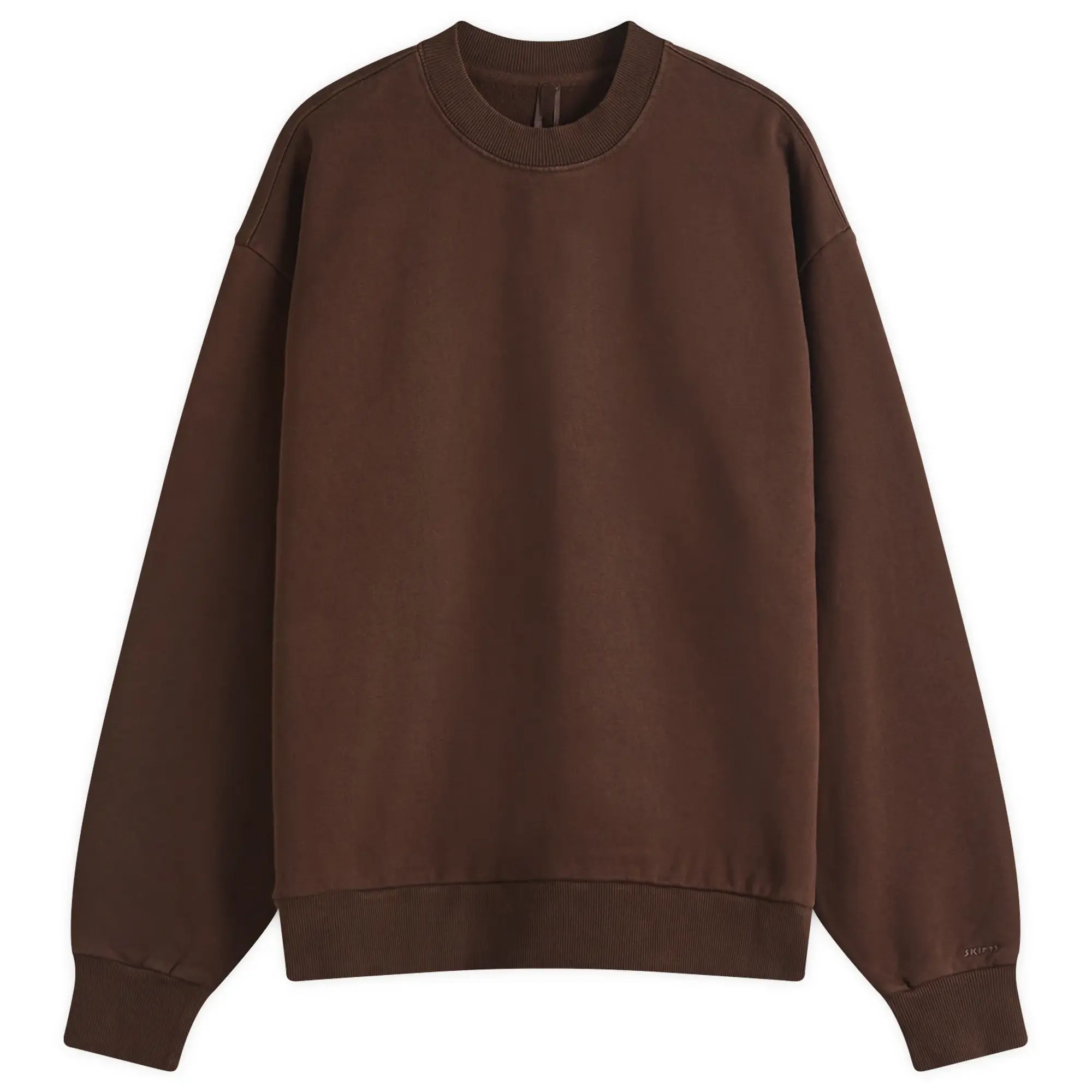 Asics SKIMS Women's Boyfriend Fleece Pullover Espresso