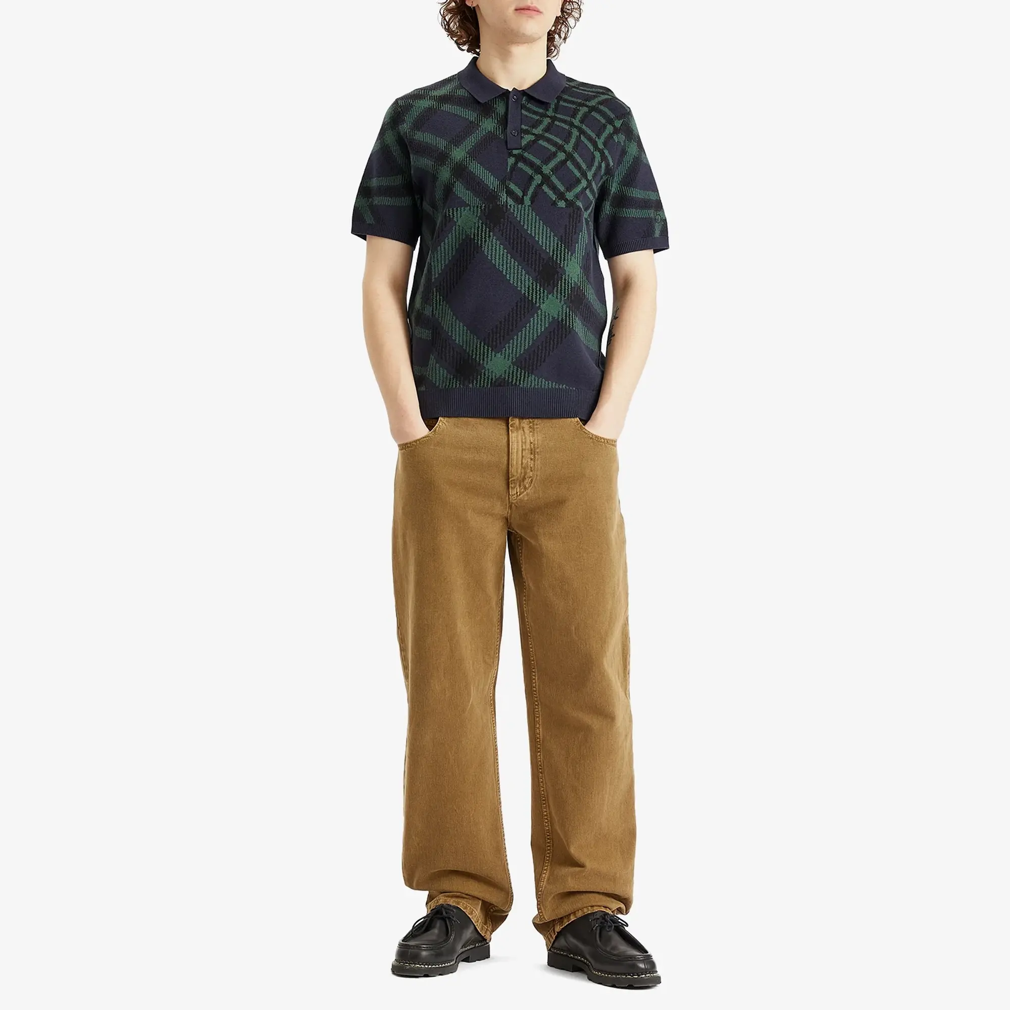 Dime Men's Antique Polo Navy Multi