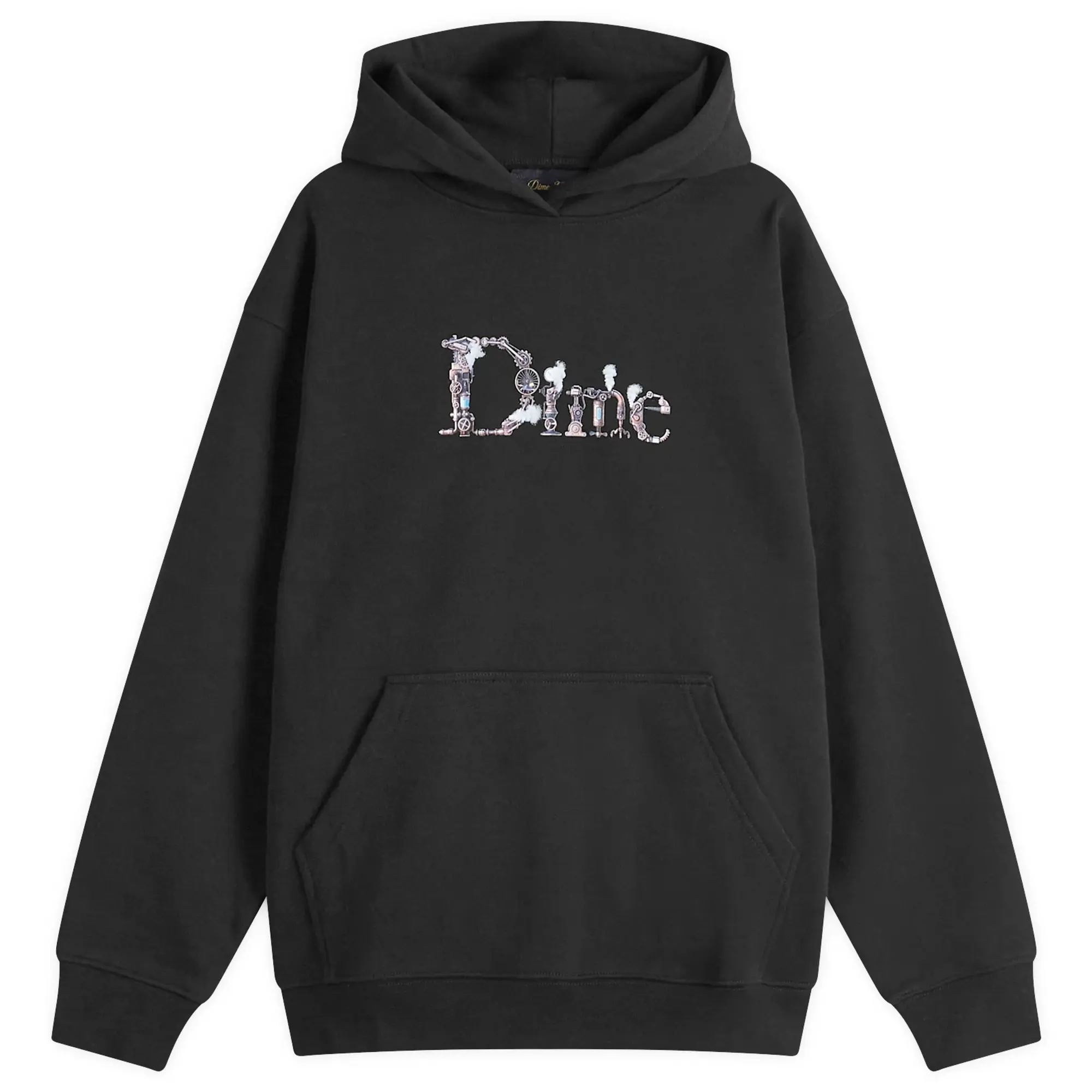 Dime Men's Classic Steampunk Hoodie Black