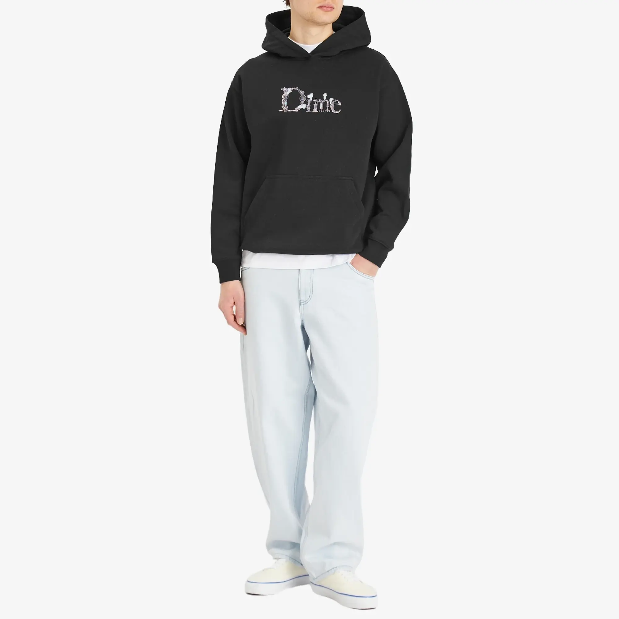 Dime Men's Classic Steampunk Hoodie Black