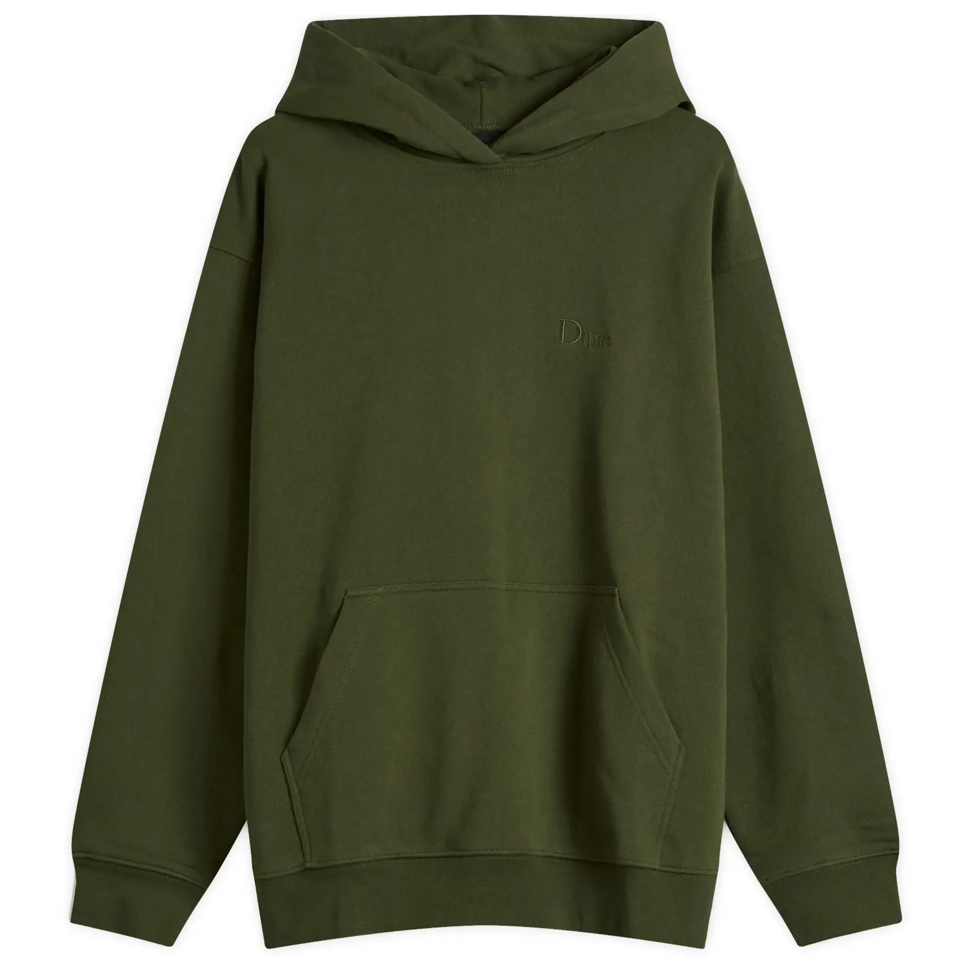 Dime Men's Classic Small Logo Hoodie Forest Green
