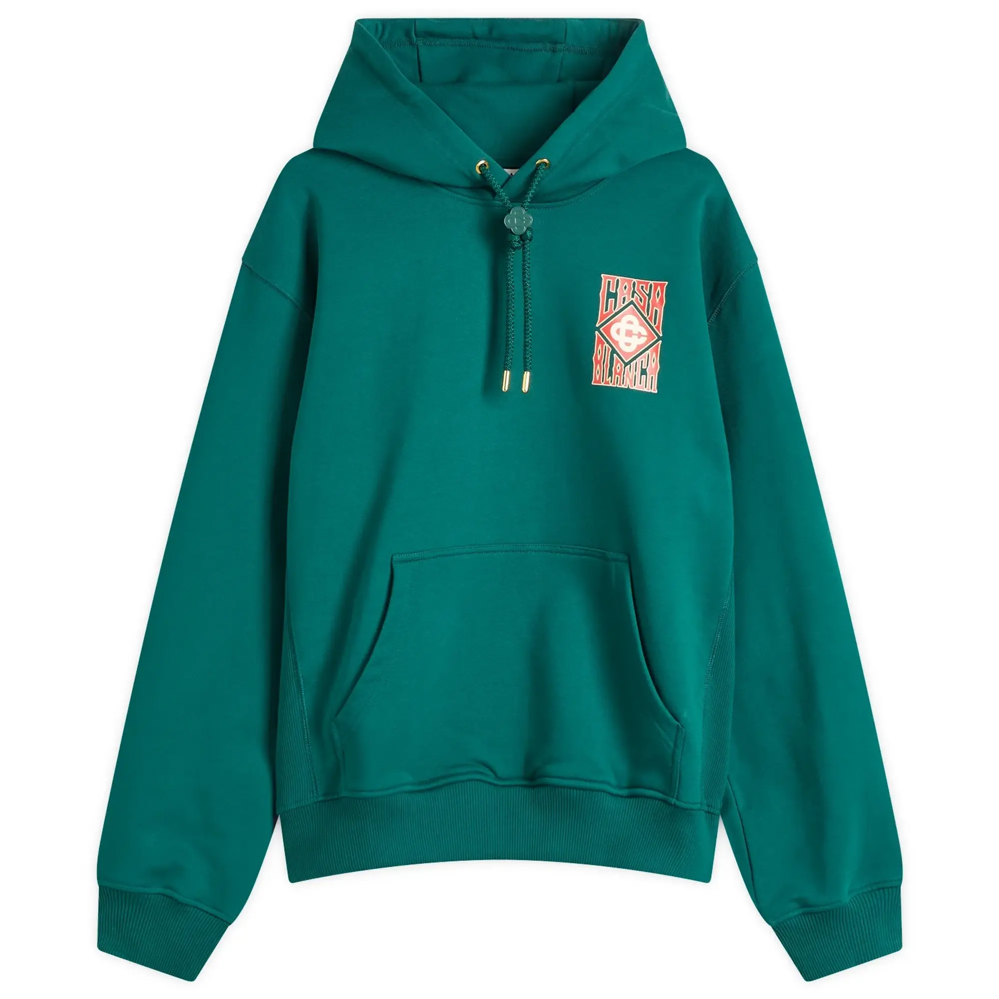 Casablanca Gothic Logo Hoodie - Gothic Stacked Logo