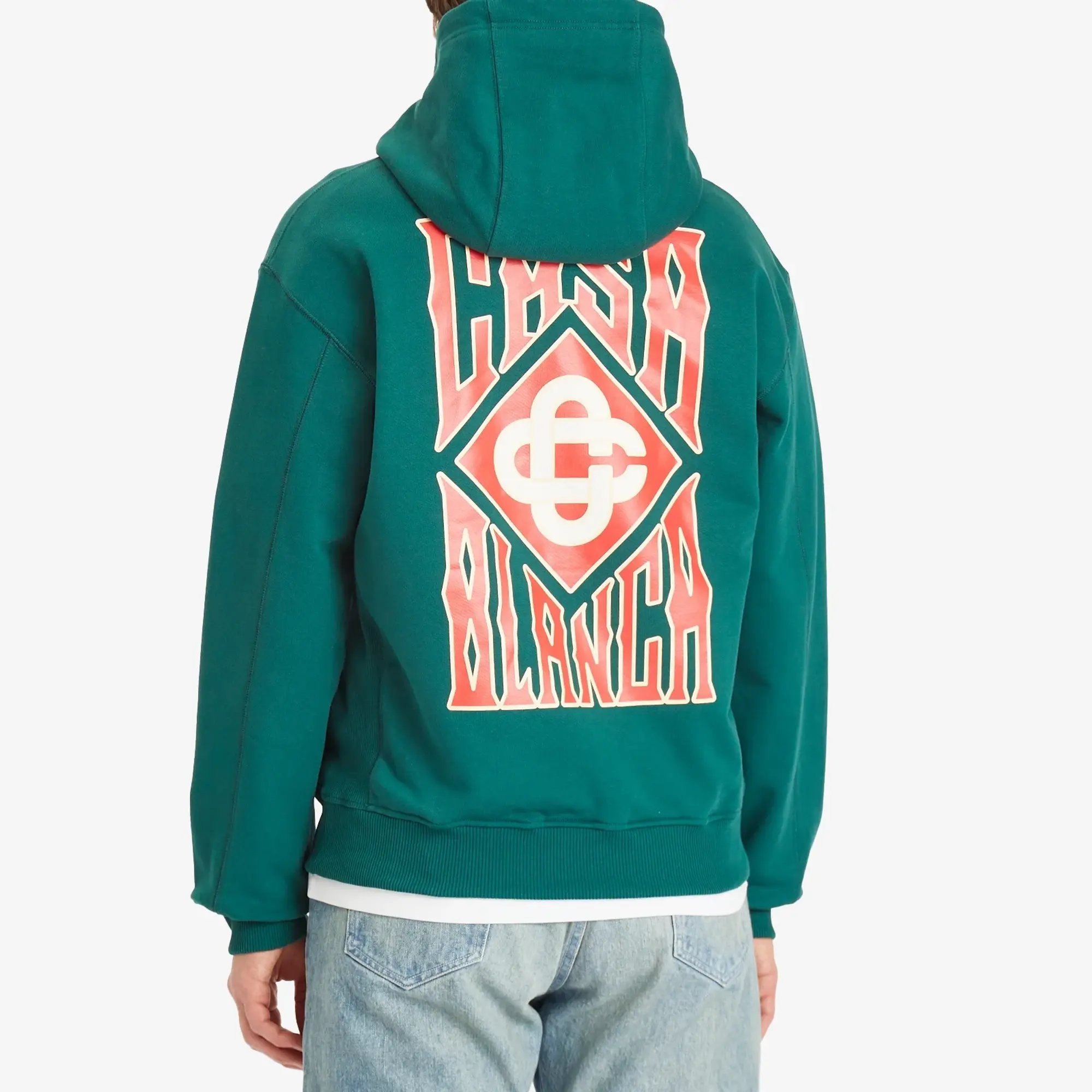 Casablanca Gothic Logo Hoodie - Gothic Stacked Logo