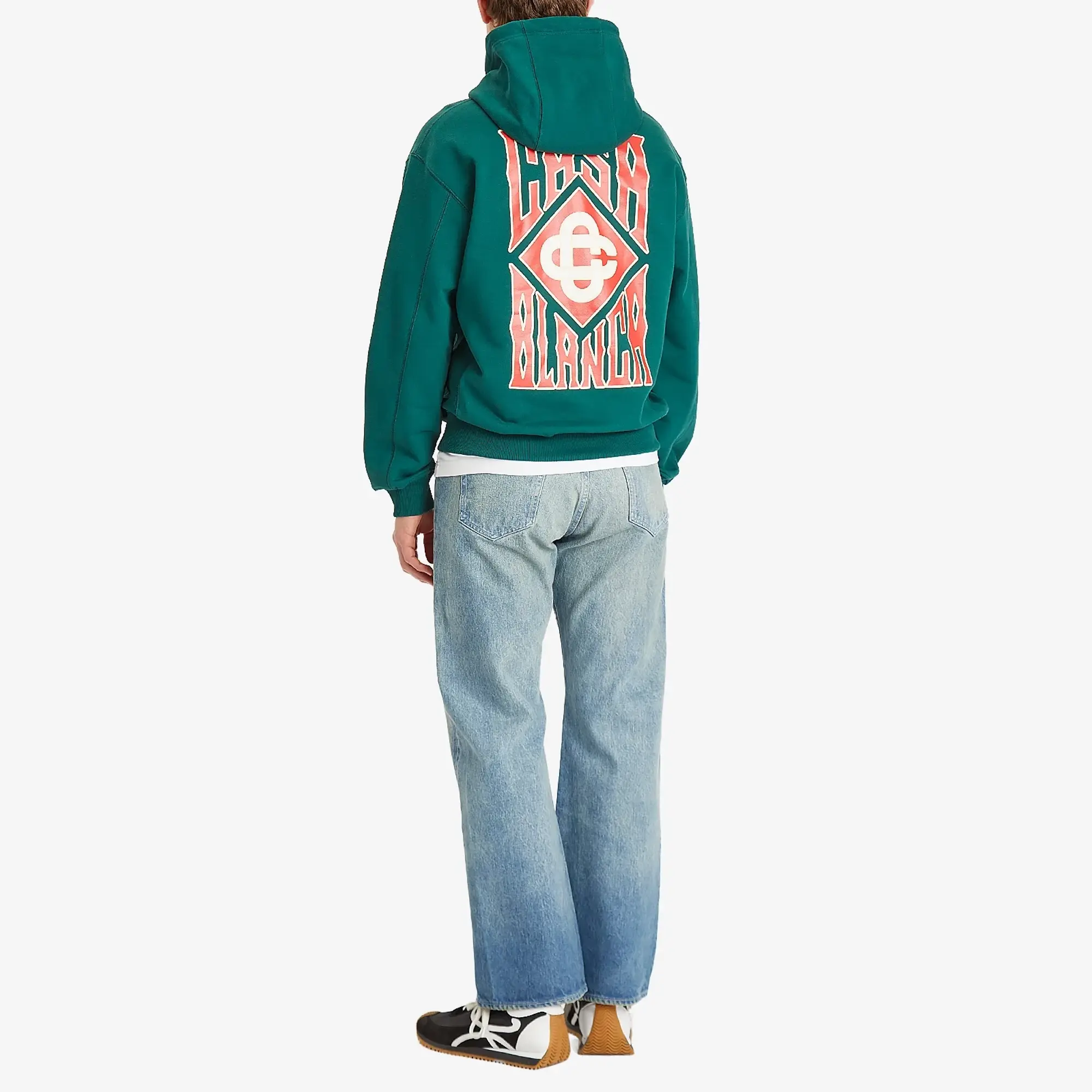 Casablanca Gothic Logo Hoodie - Gothic Stacked Logo