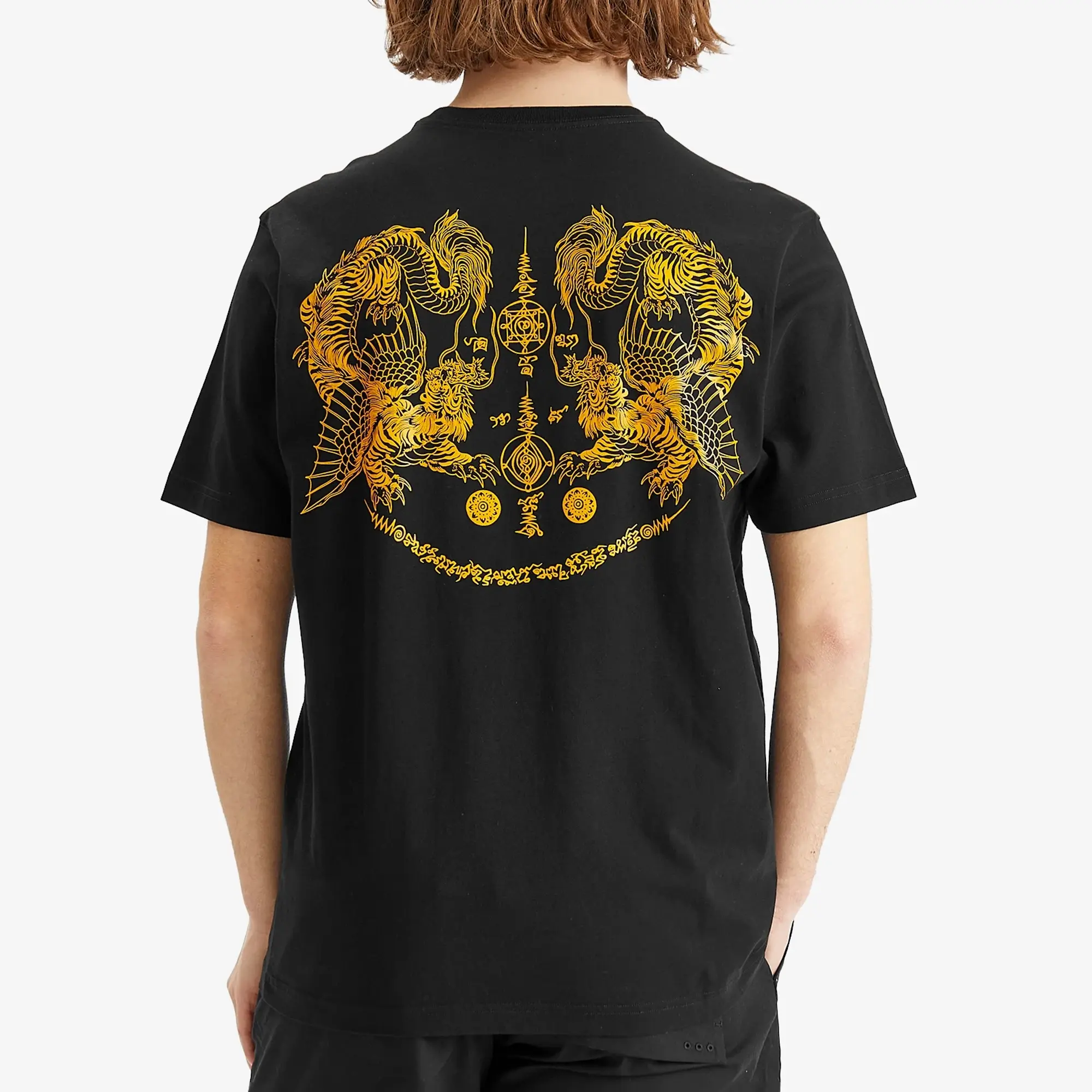 Maharishi Men's Muay Thai Tiger Dragon T-Shirt Black