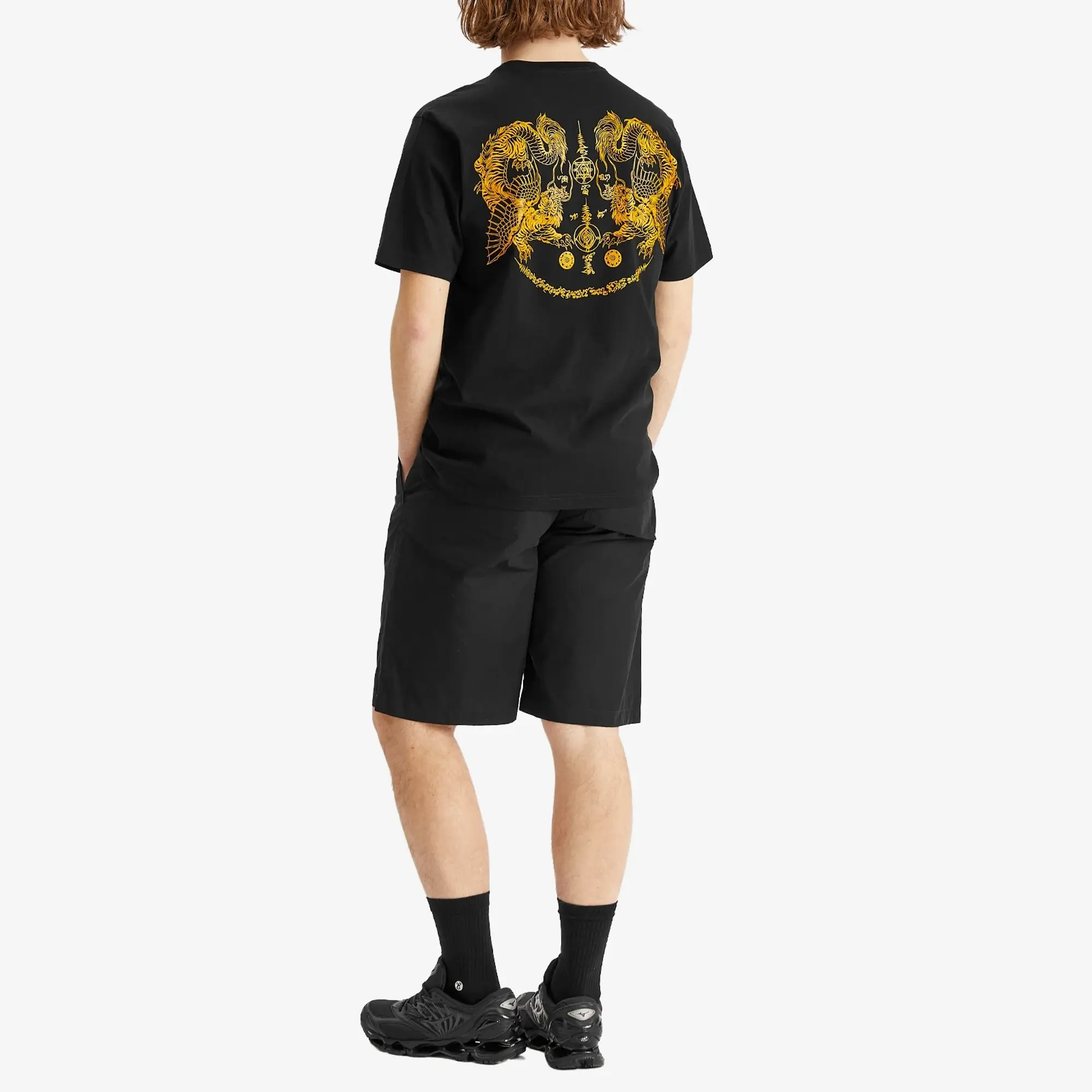 Maharishi Men's Muay Thai Tiger Dragon T-Shirt Black