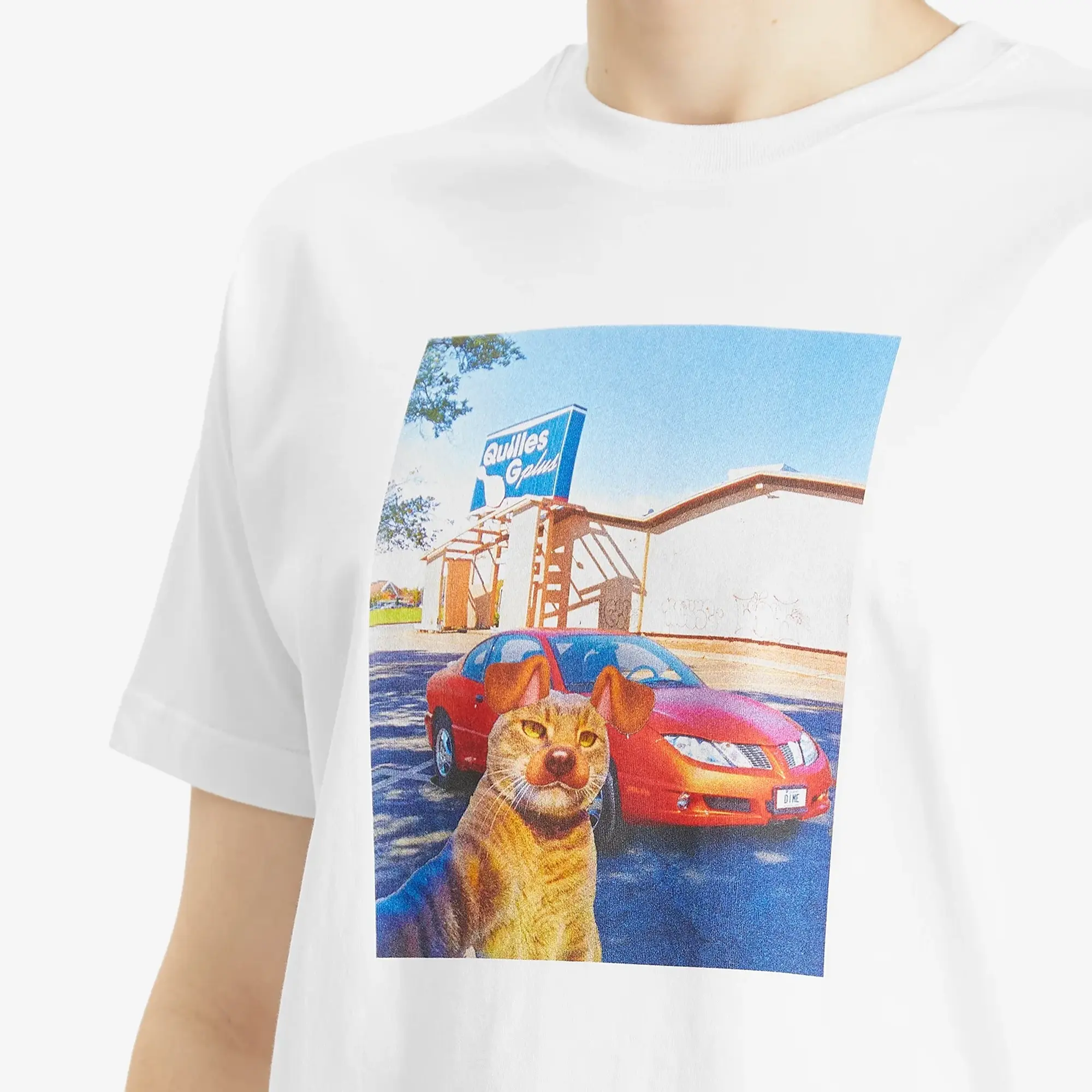 Dime Men's Selfie T-Shirt White