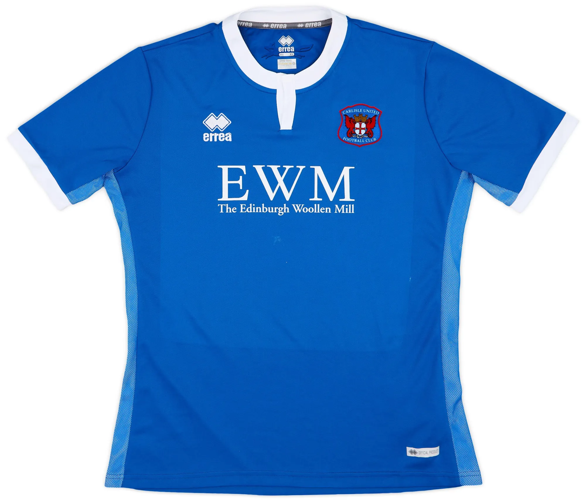 Errea Carlisle United Mens SS Home Shirt 2019/20