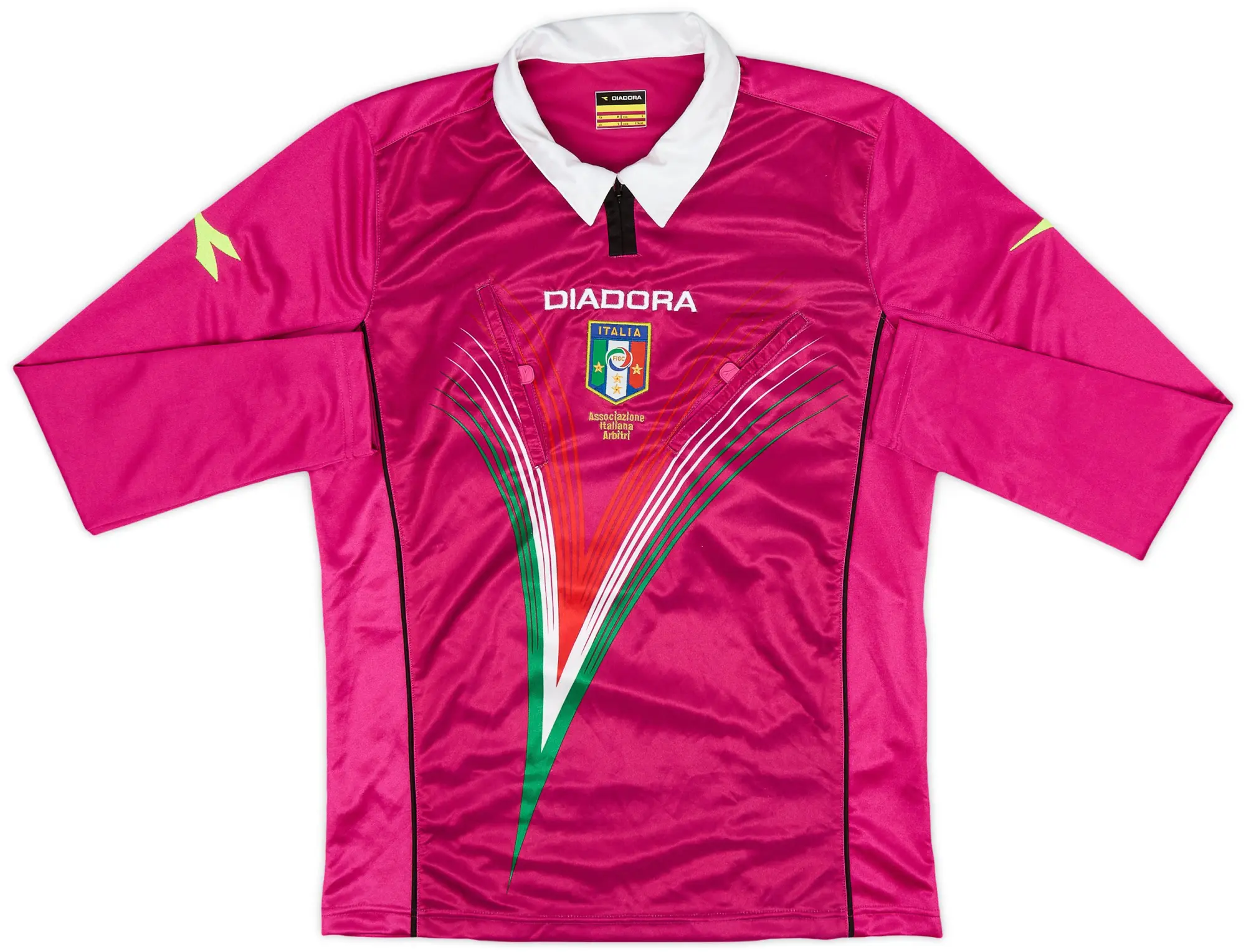 2012-13 Italy Diadora Referee L/S Shirt - 8/10 - (S)