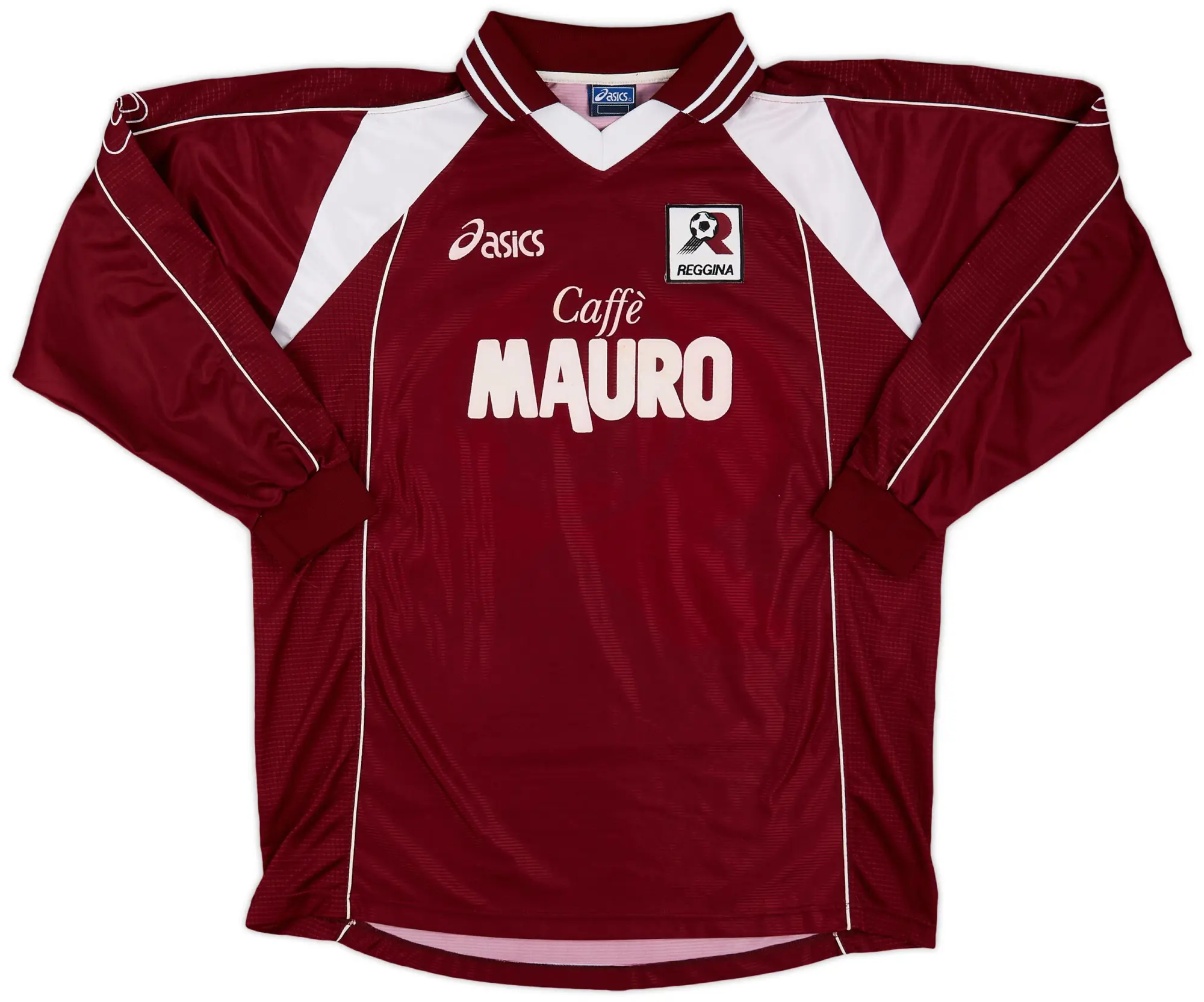 Asics 2000-01 Reggina Home L/S Shirt - 8/10 - (XL)