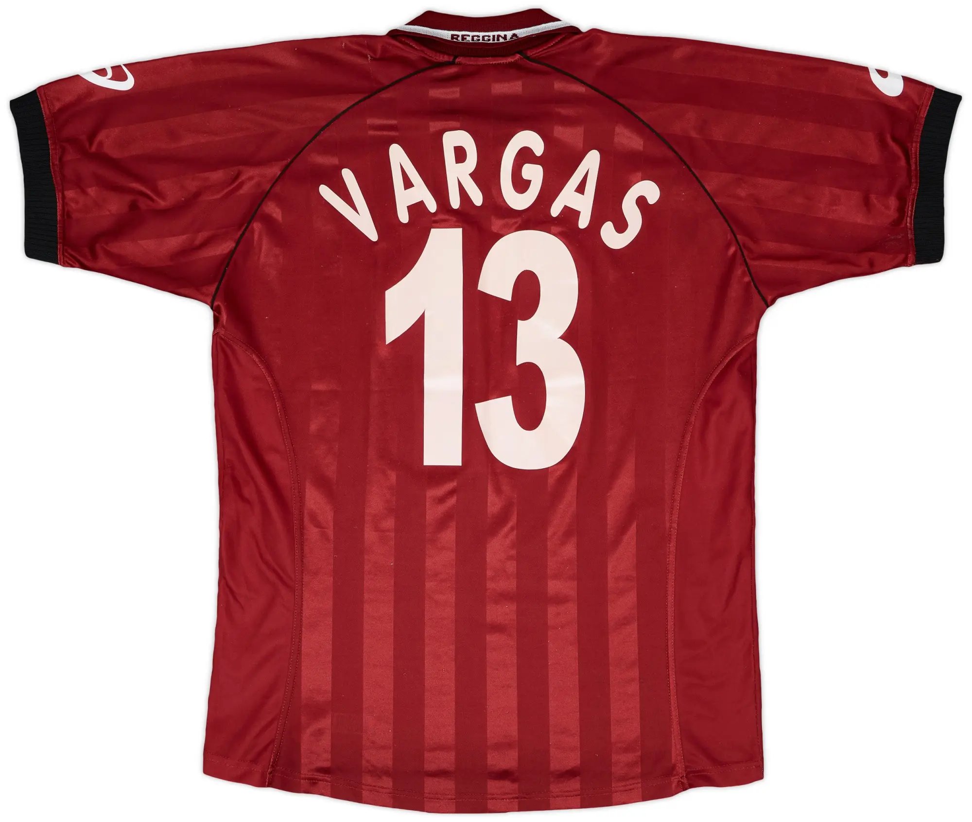 Asics 2002-03 Reggina Home Shirt Vargas #13 - 7/10 - (XL)