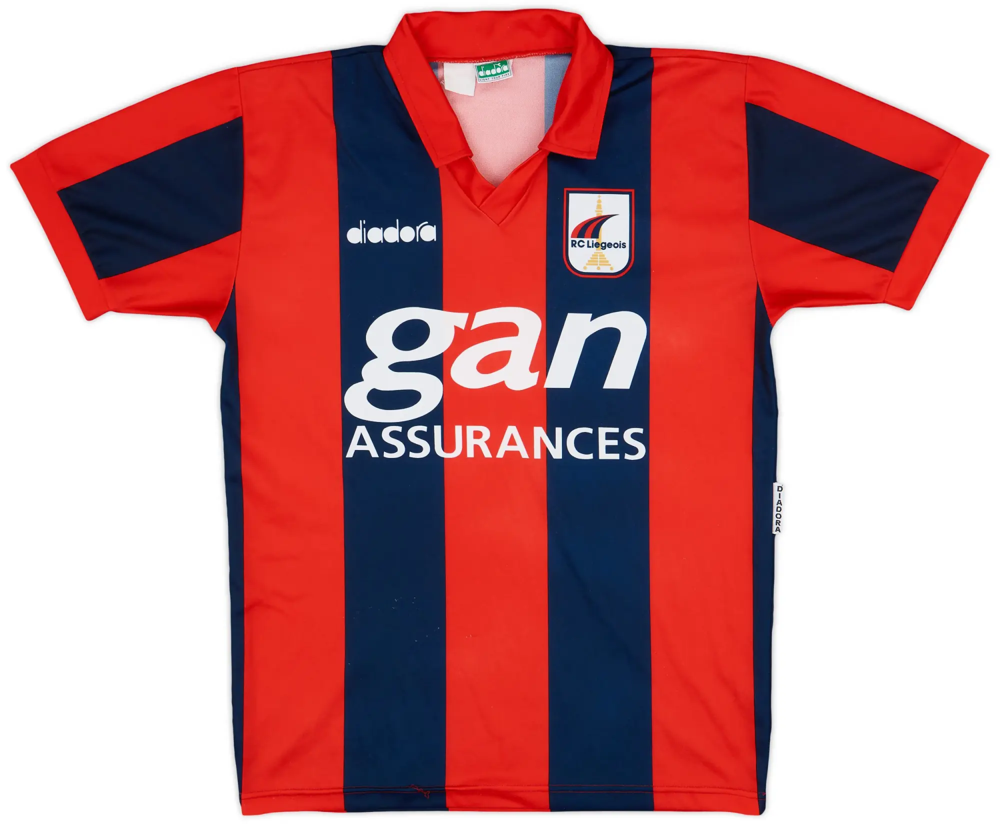 Diadora 1992-94 RFC Liege Home Shirt - 8/10 - (M)