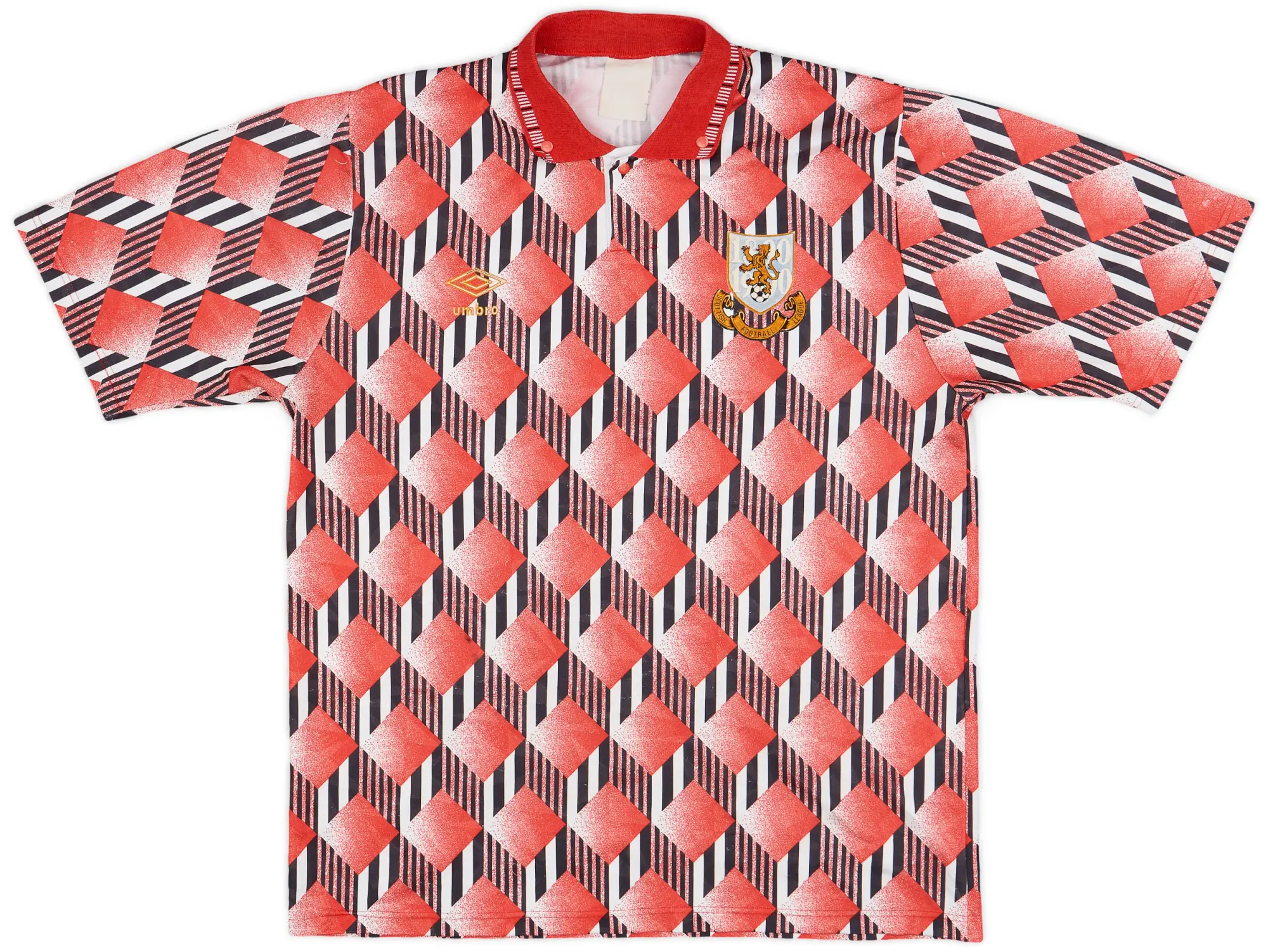 Umbro 1990 Scottish Football League Centenary Shirt - 6/10 - (XL)