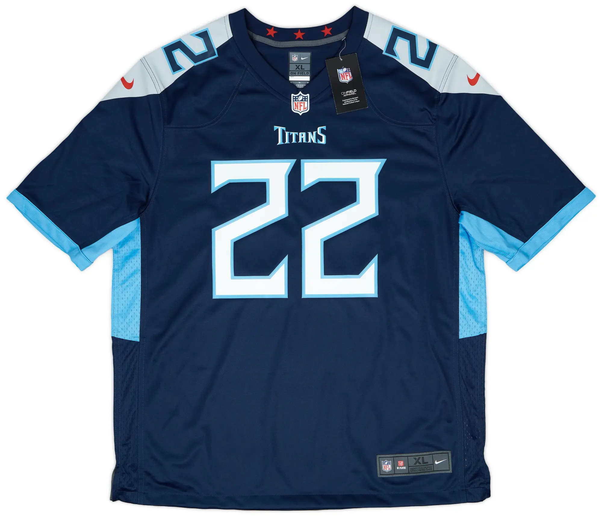 2018-23 Tennessee Titans Henry #22 Nike Game Home Jersey (XL)