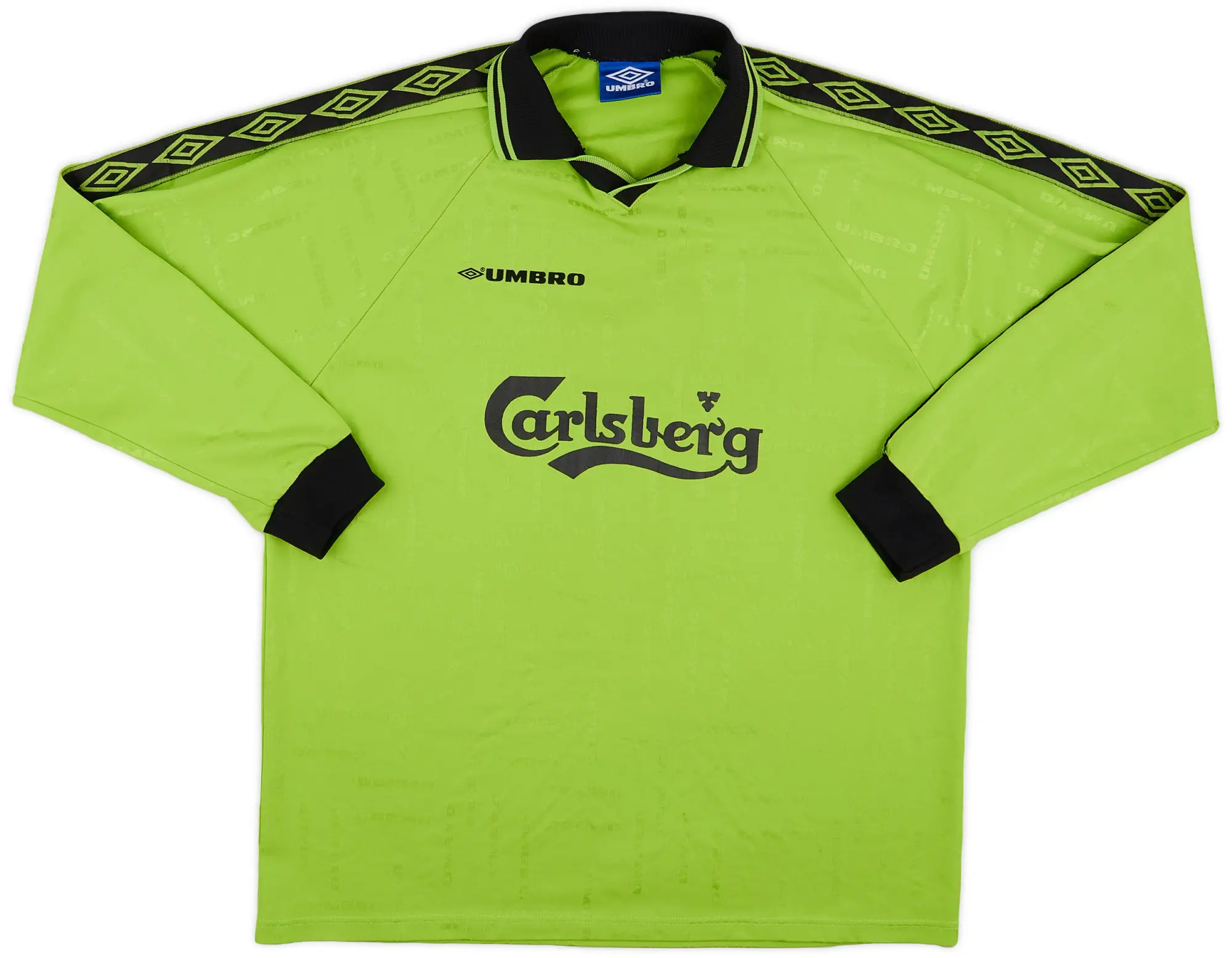 1990s Umbro Template L/S Shirt #8 - 7/10 - (XL)