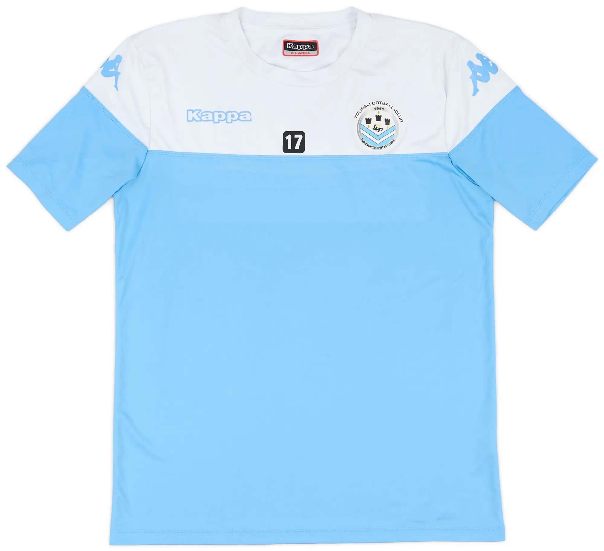 2017-18 Tours Kappa Player Issue Training Shirt #17 - 7/10 - (XL)