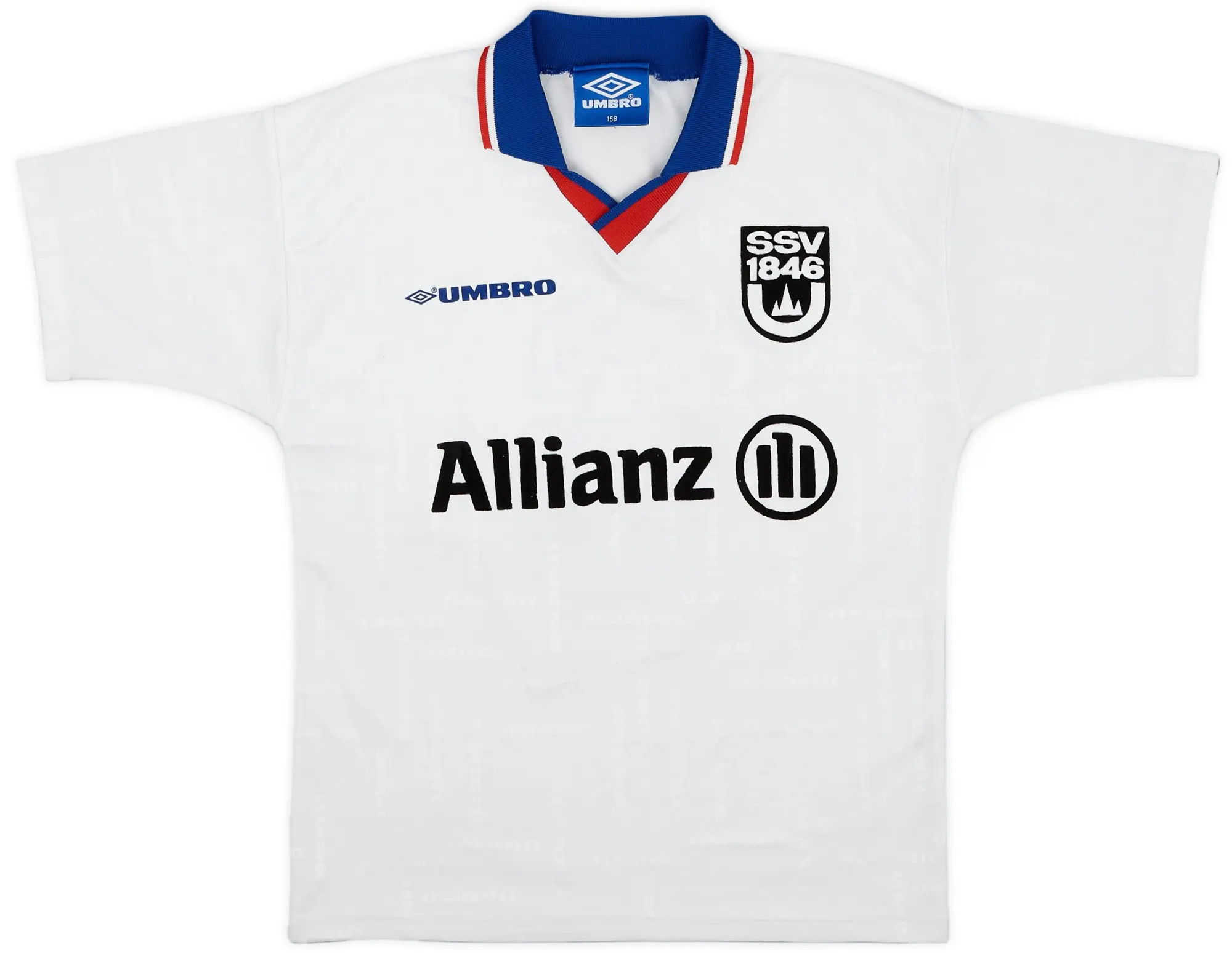 Umbro 1999-01 SSV Ulm Home Shirt #6 - 8/10 - (L.Boys)