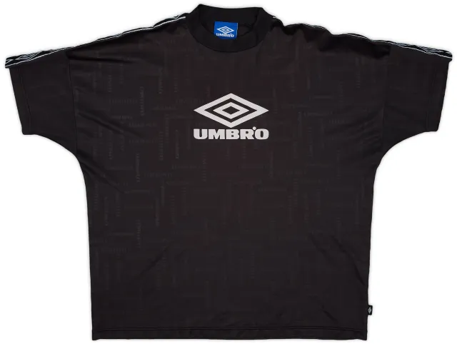 ウェア 90s Umbro Black-Brown Mock FB Shirt ウェア 90s Umbro Black-Brown Mock FB Shirt ウェア 90s Umbro