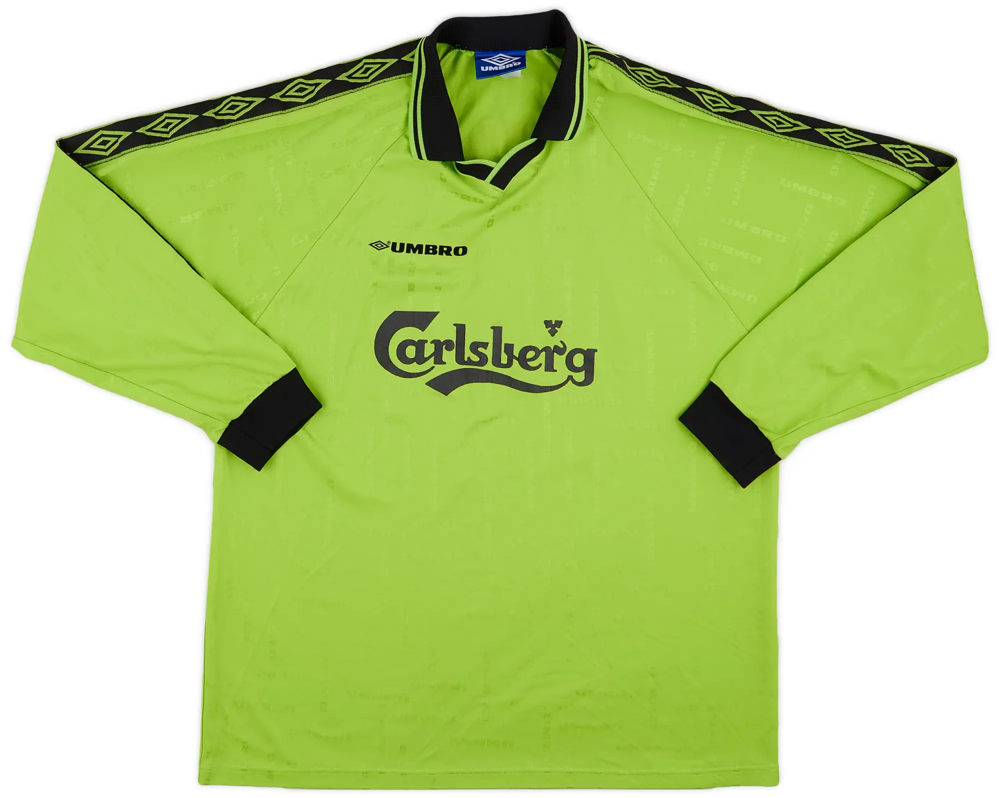 1990s Umbro Template L/S Shirt #9 - 8/10 - (XL)