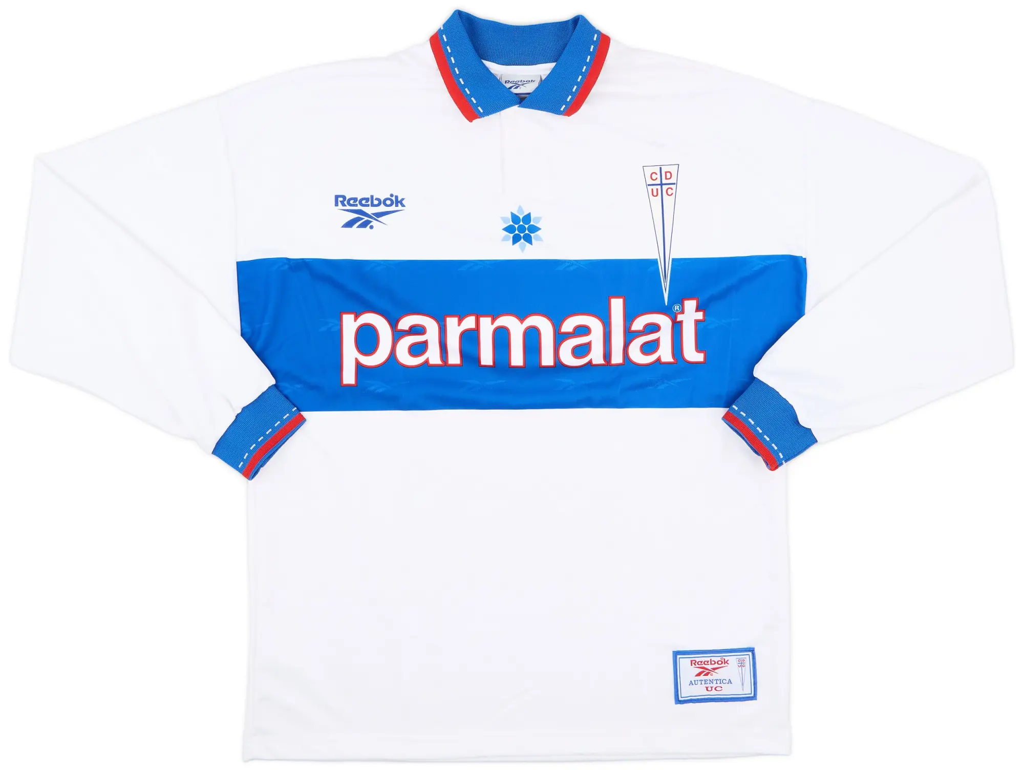 Reebok 1998-99 Universidad Catolica Home L/S Shirt - 9/10 - (M)