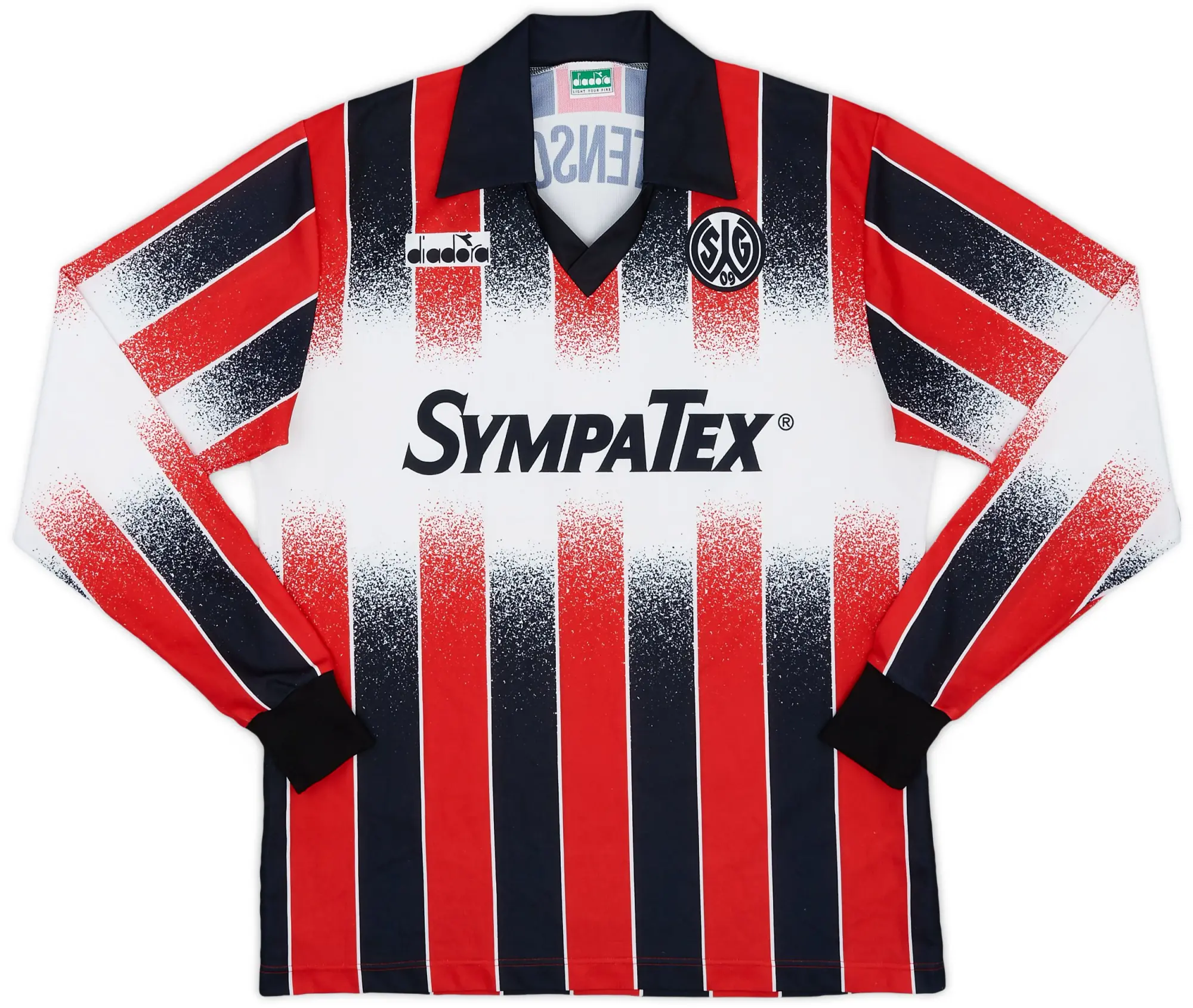 Diadora 1992-94 Wattenscheid 09 Home L/S Shirt #11 - 9/10 - (L)