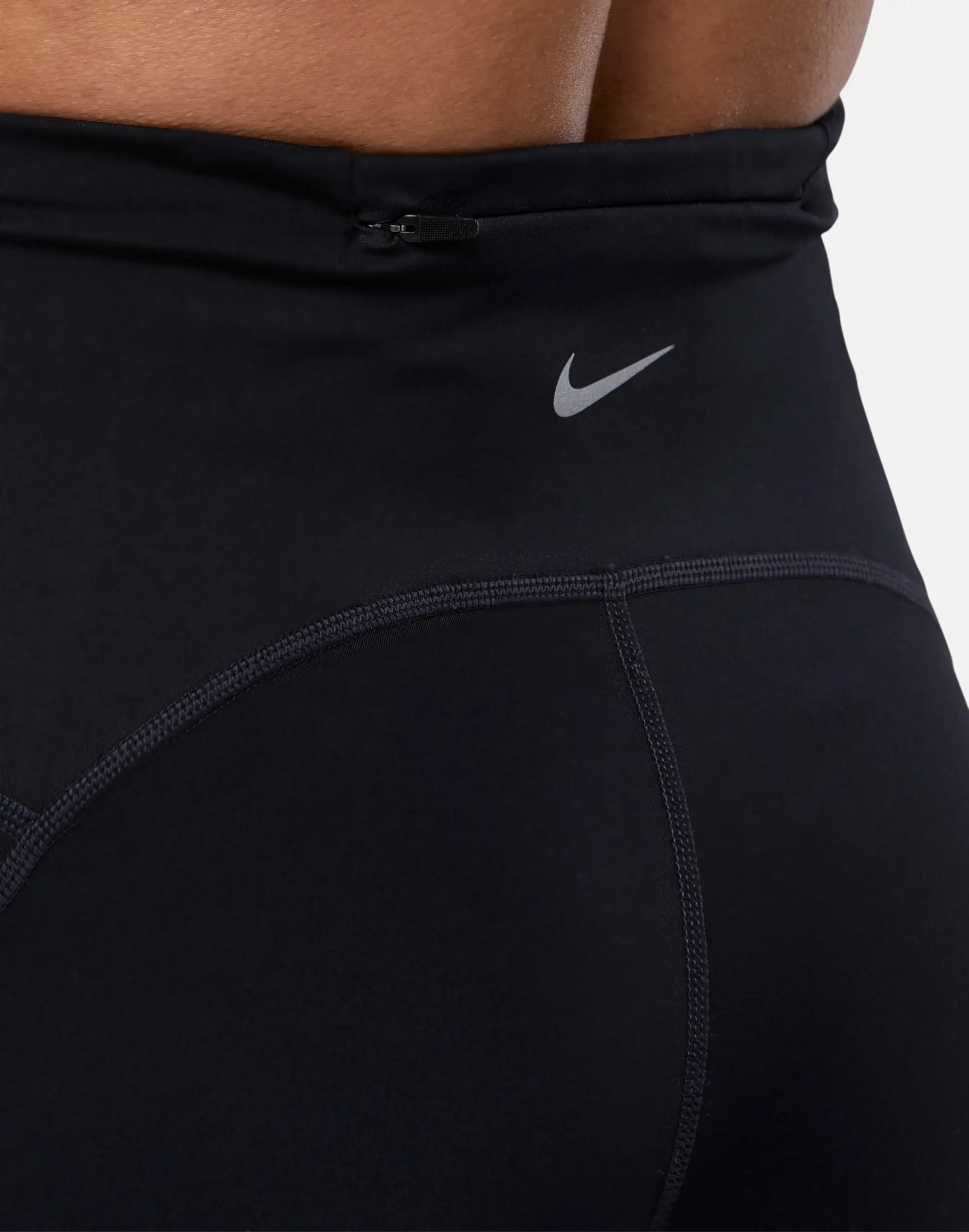 Women's Nike Swift 7/8 Leggings in Black/Silver