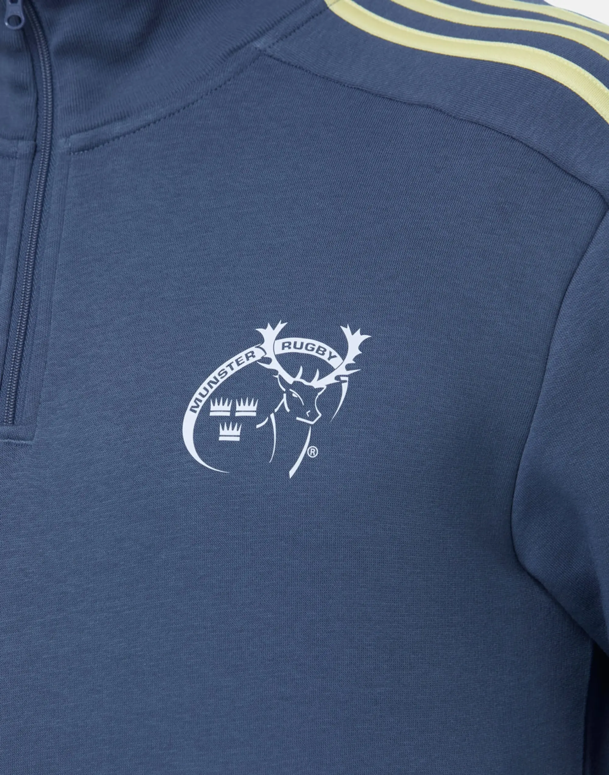 adidas Munster Fleece Top in Navy Blue