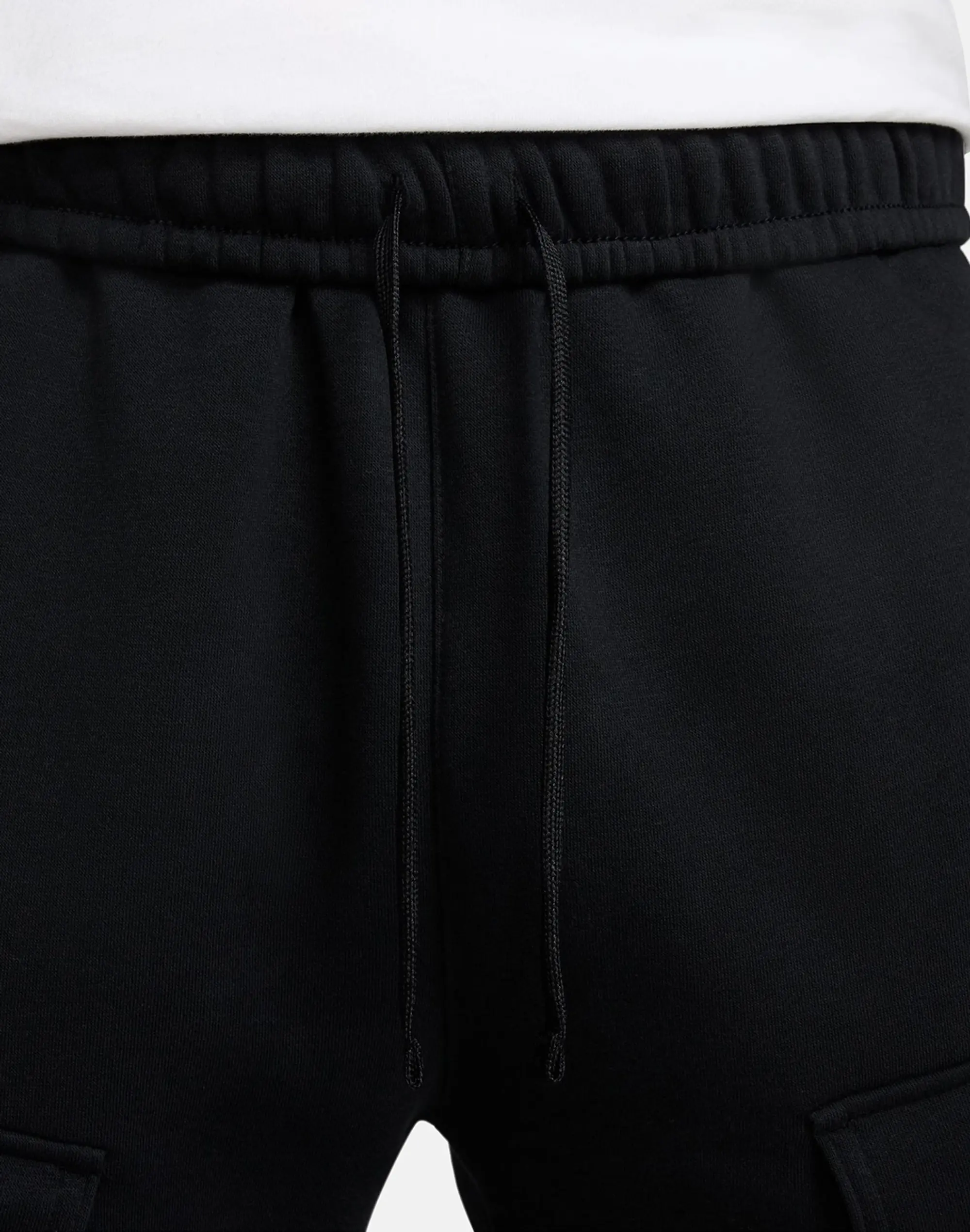Men's Nike Swoosh Air Cargo Fleece Pants in Black