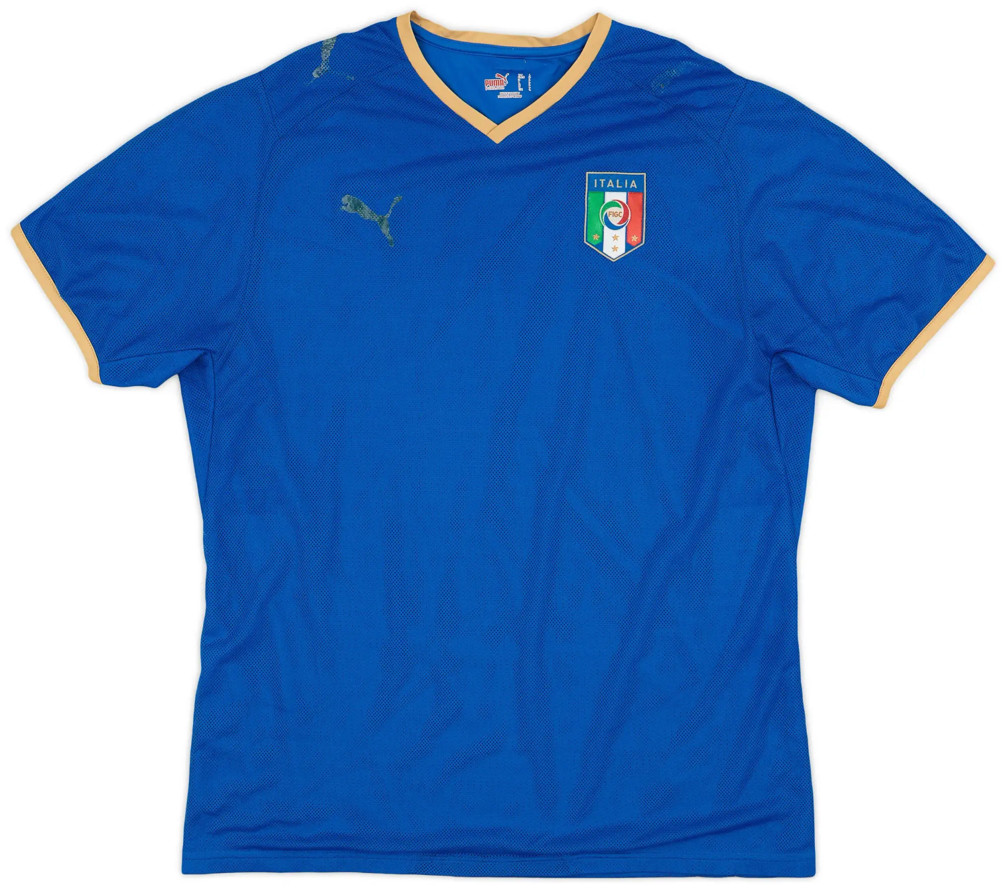 Puma 2007-08 Italy Home Shirt - 4/10 - (L)