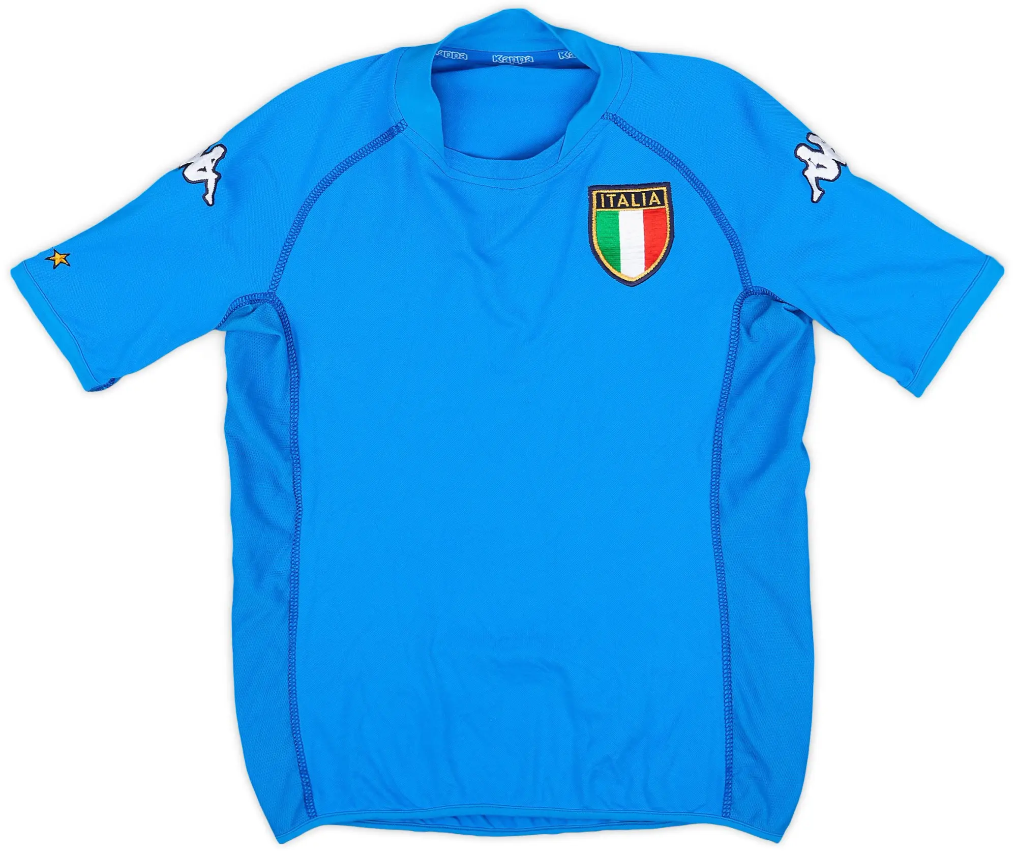 Kappa 2002 Italy Home Shirt - 9/10 - (L.Boys)
