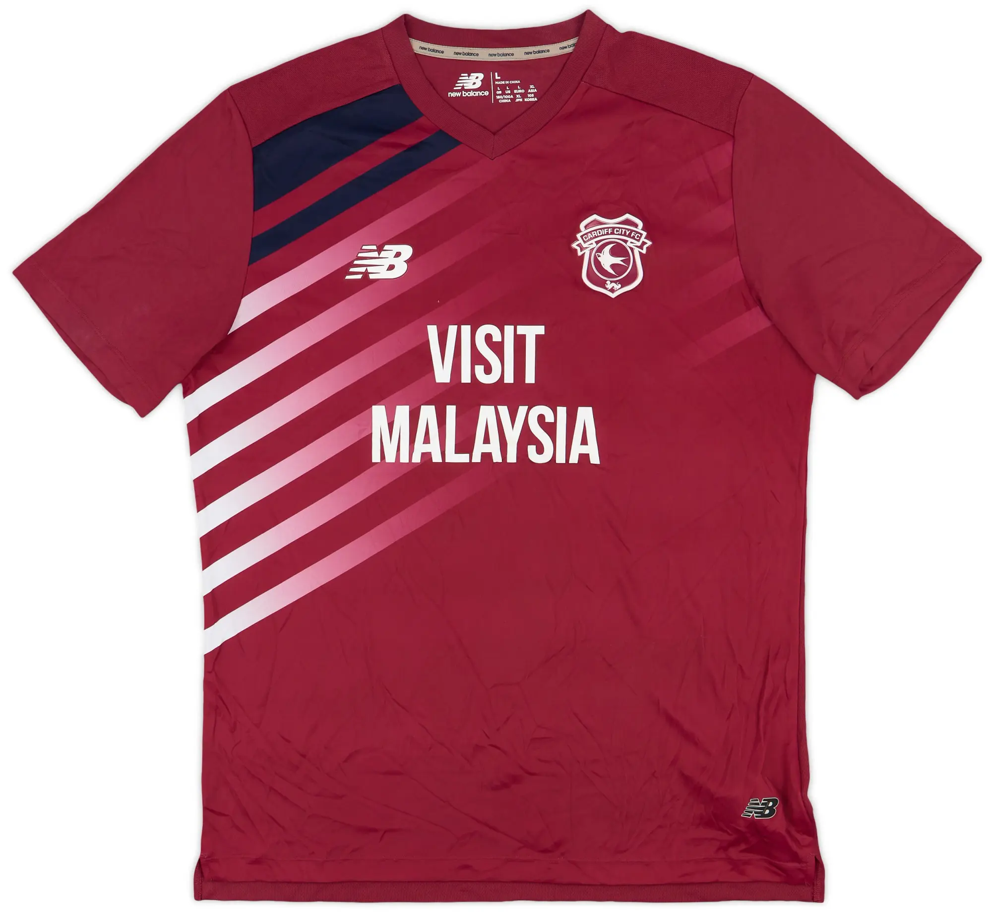 NewBalance 2023-24 Cardiff City Away Shirt - 7/10 - (L)
