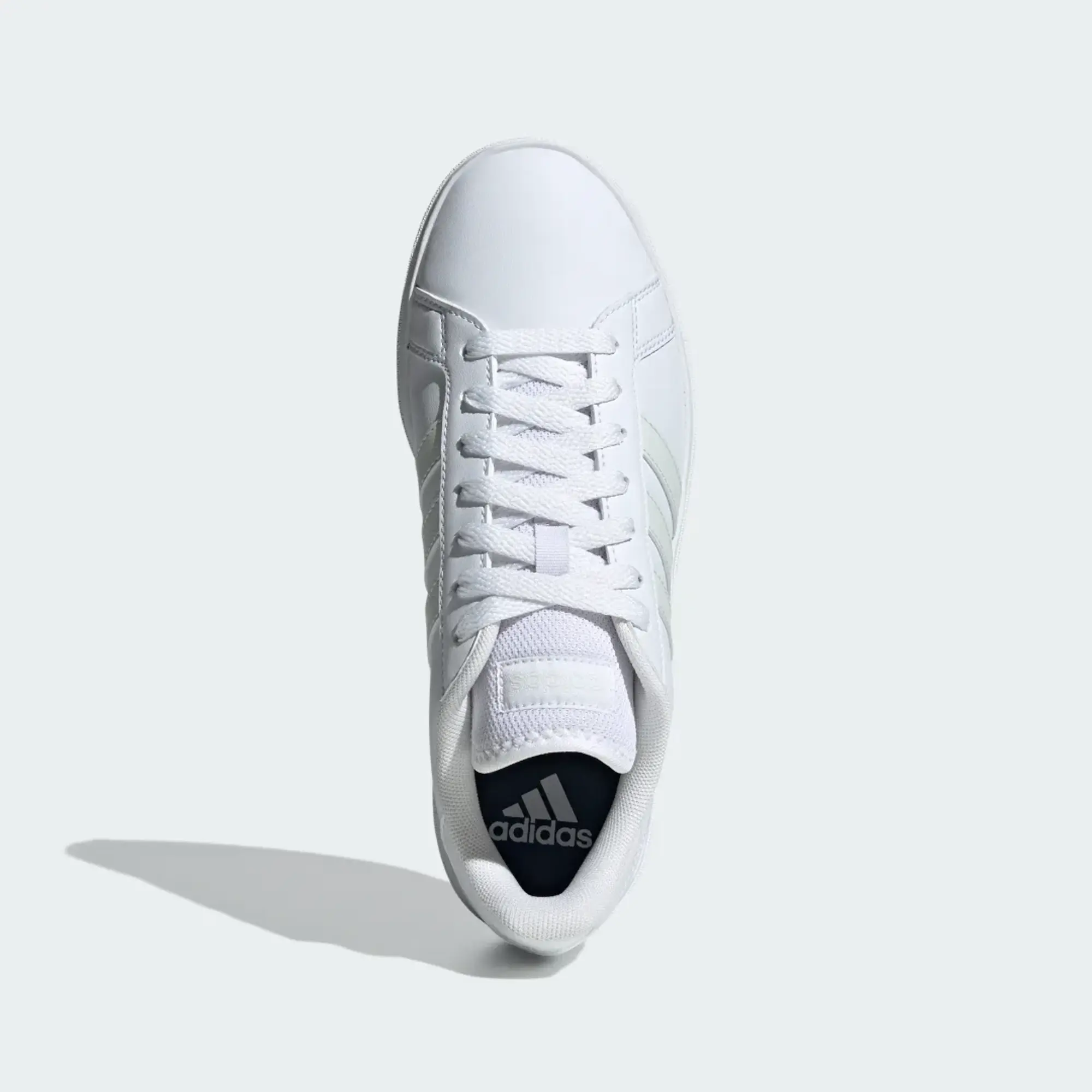 adidas Women's Walking Trainers. Court Base - White/Silver
