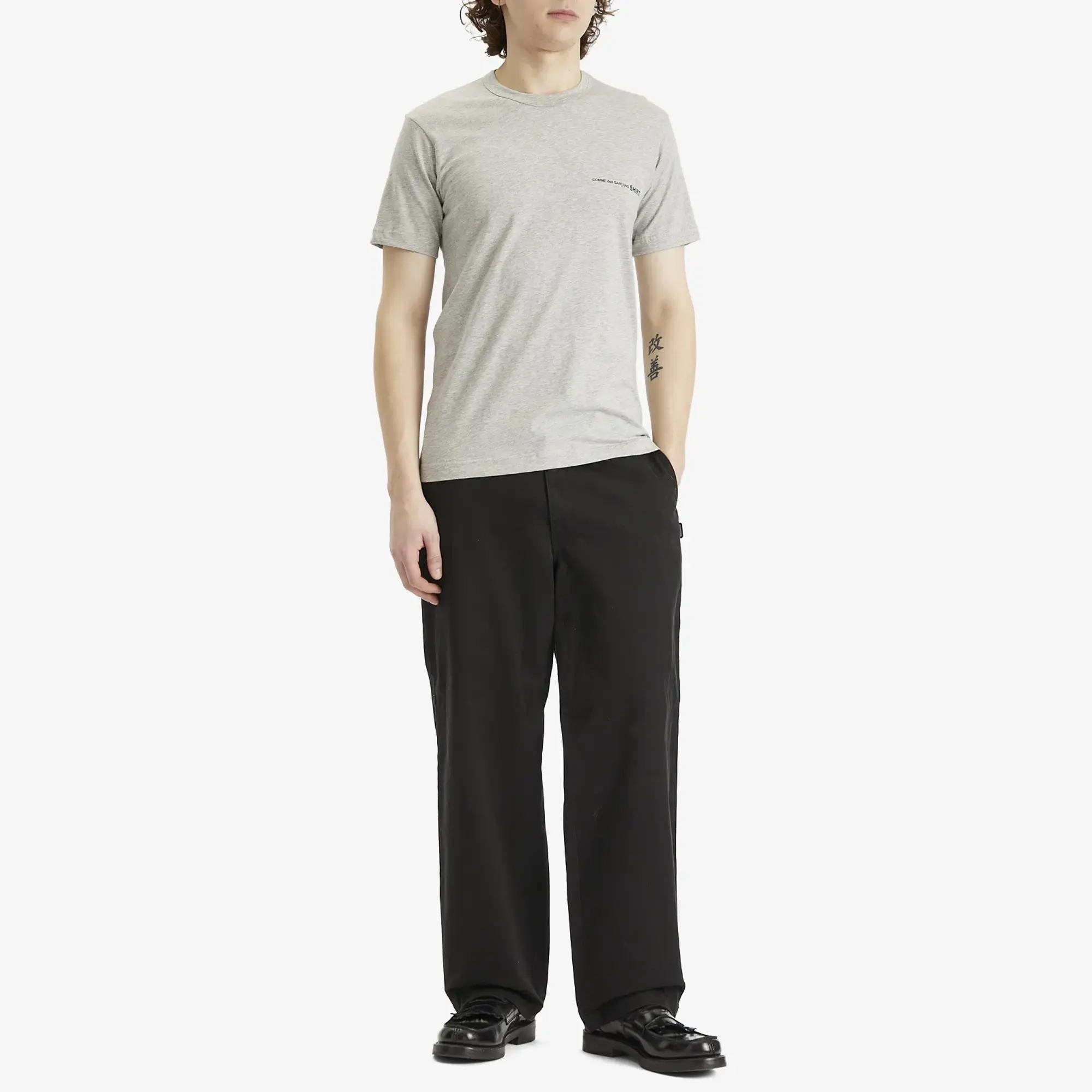 T-Shirt Comme Des Garçons Shirt Knit T-Shirt Grey Xl