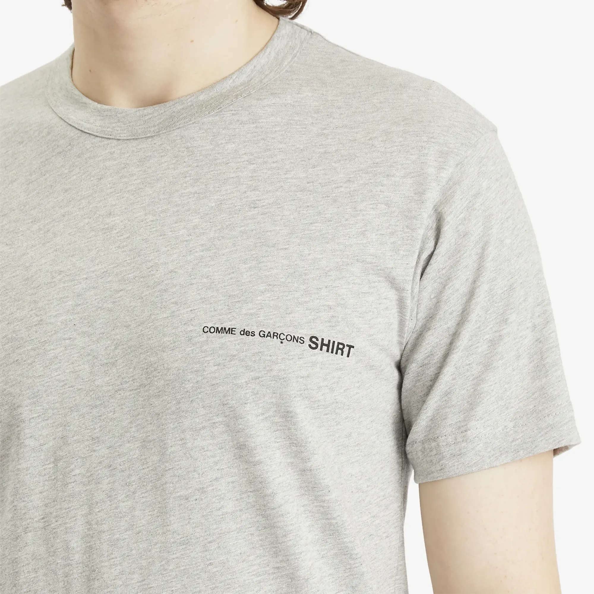 T-Shirt Comme Des Garçons Shirt Knit T-Shirt Grey Xl