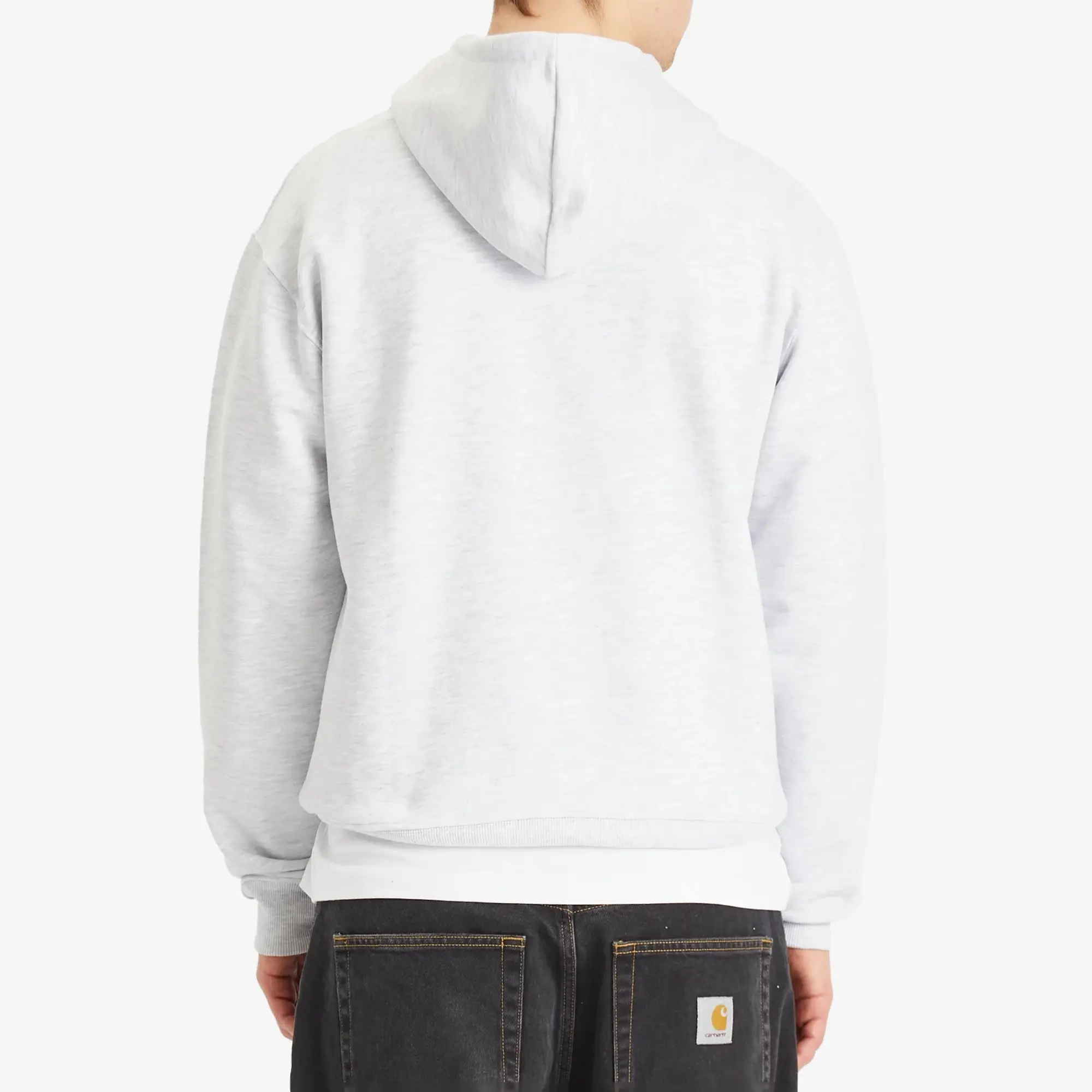 POSTAL Men's Safety Pin Hoodie Marl Grey