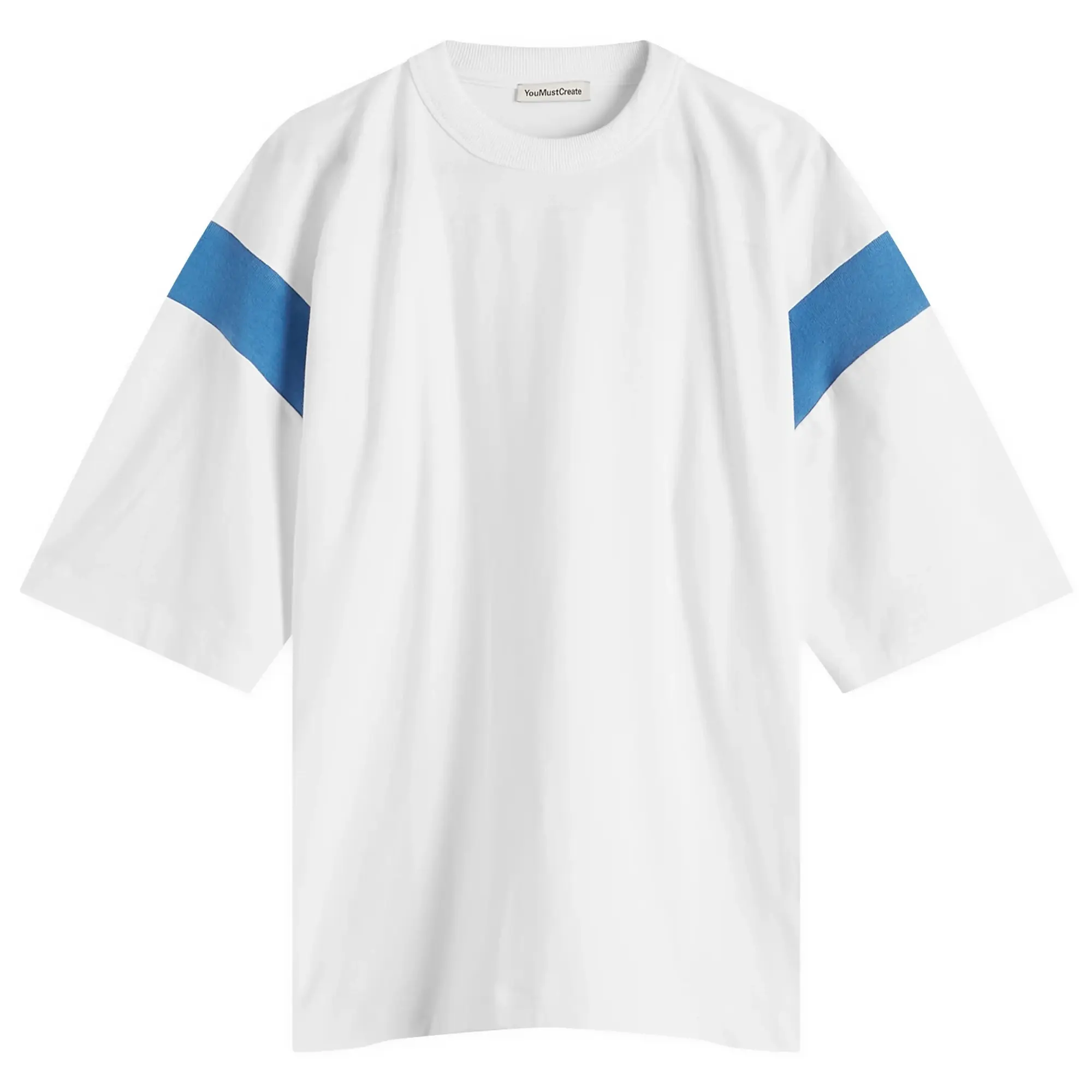 YMC Men's Skate Tee White/Blue