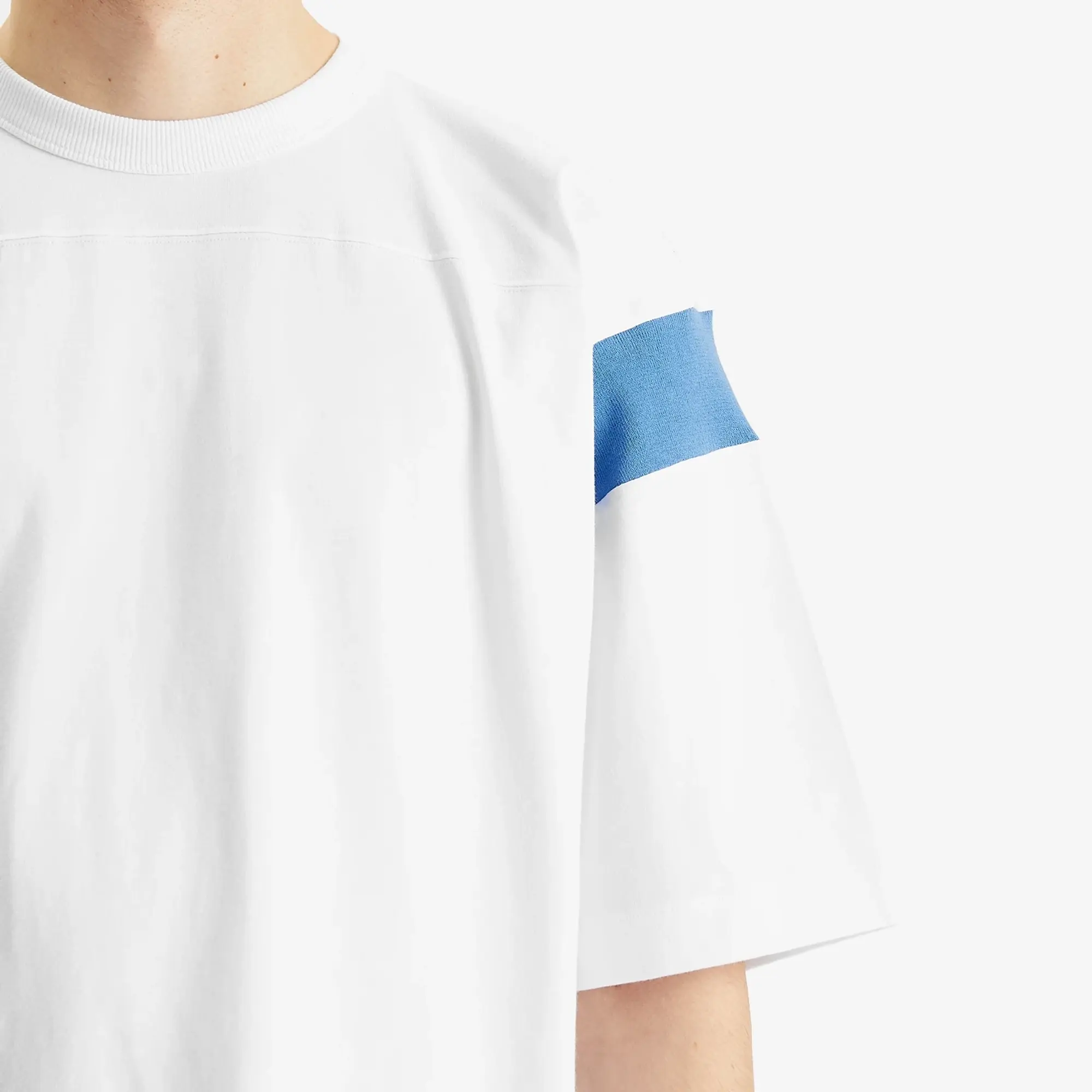 YMC Men's Skate Tee White/Blue