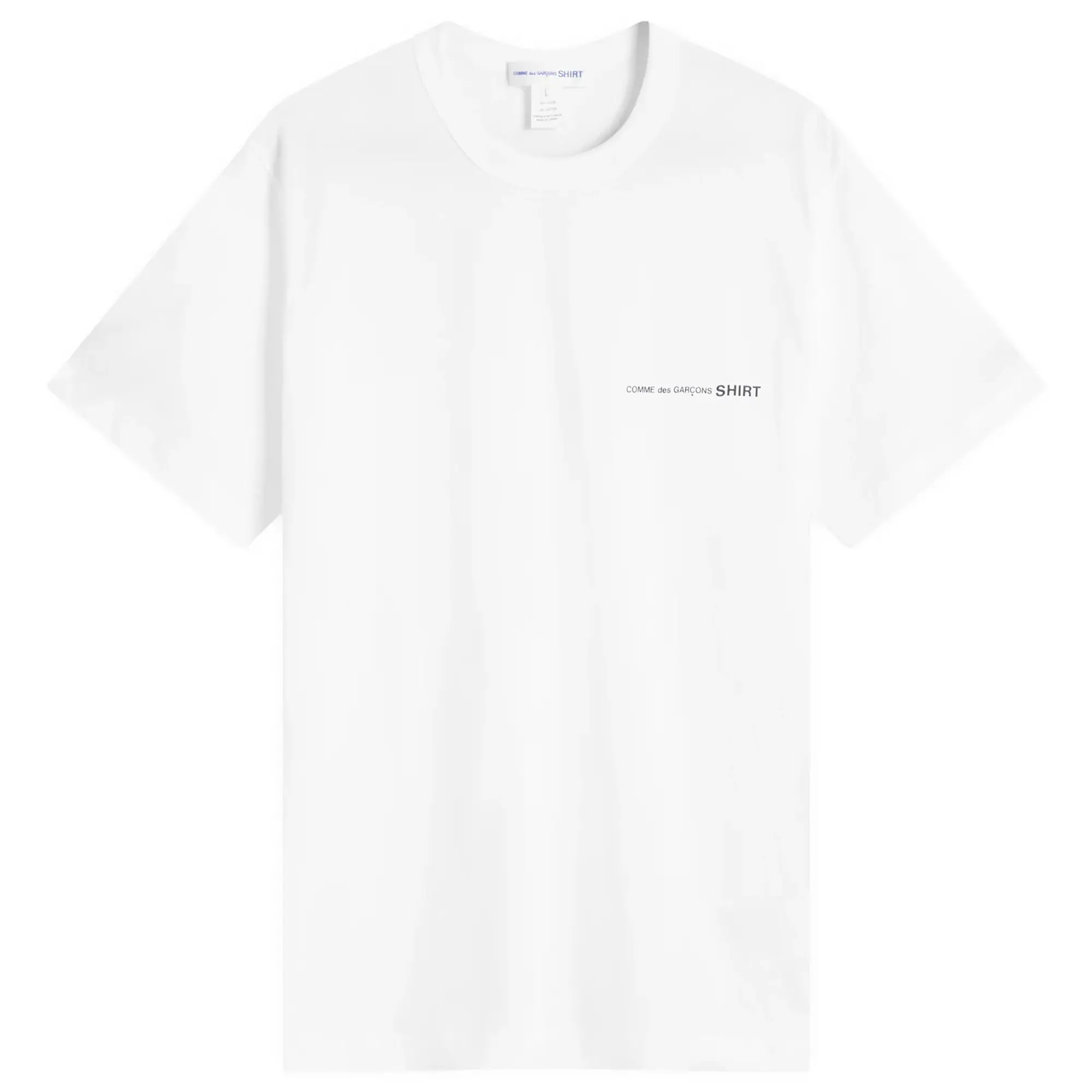 T-Shirt Comme Des Garçons Shirt Knit T-Shirt White Xl