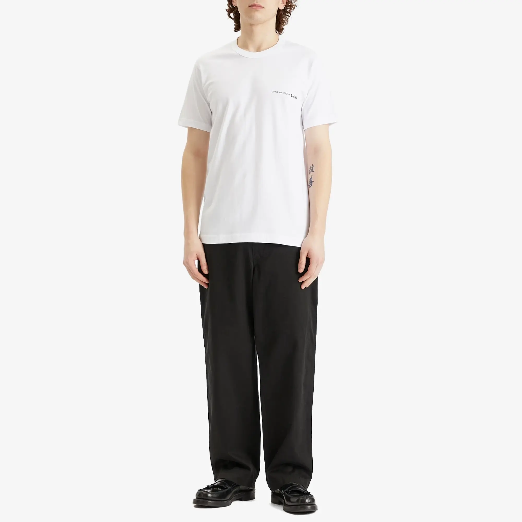 T-Shirt Comme Des Garçons Shirt Knit T-Shirt White Xl