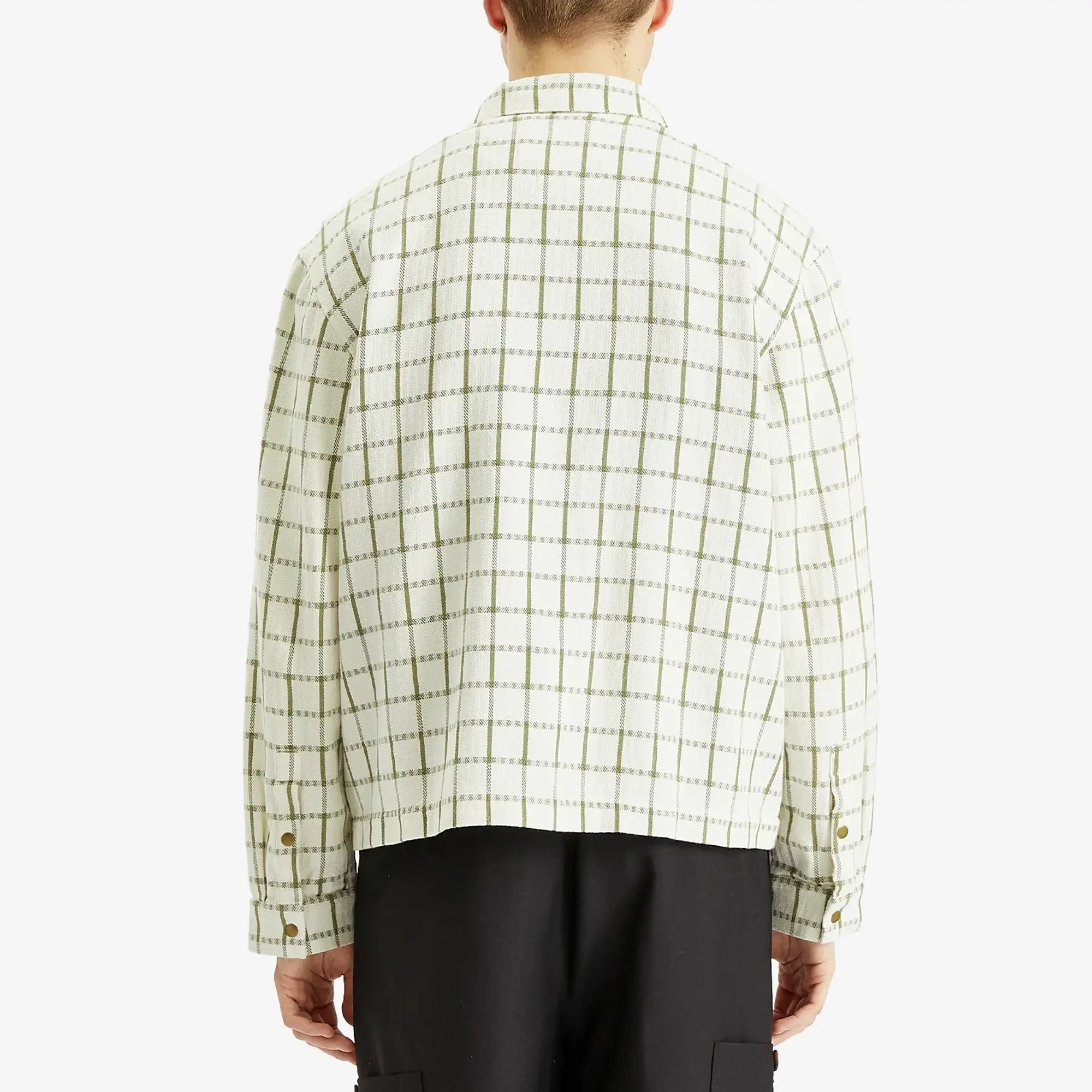 Bram's Fruit Men's Tea Cloth Shirt Jacket Green