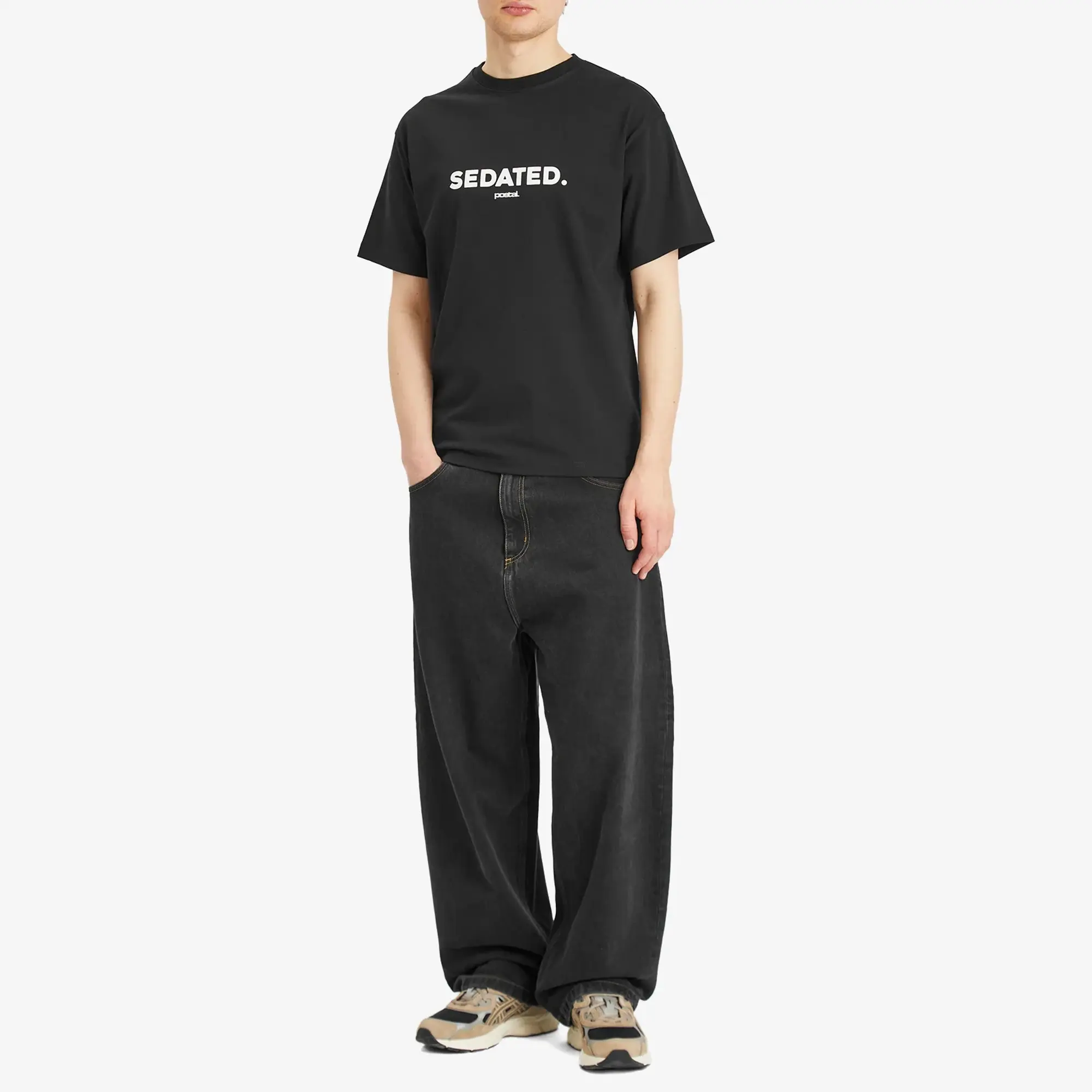POSTAL Men's Sedated T-Shirt Black