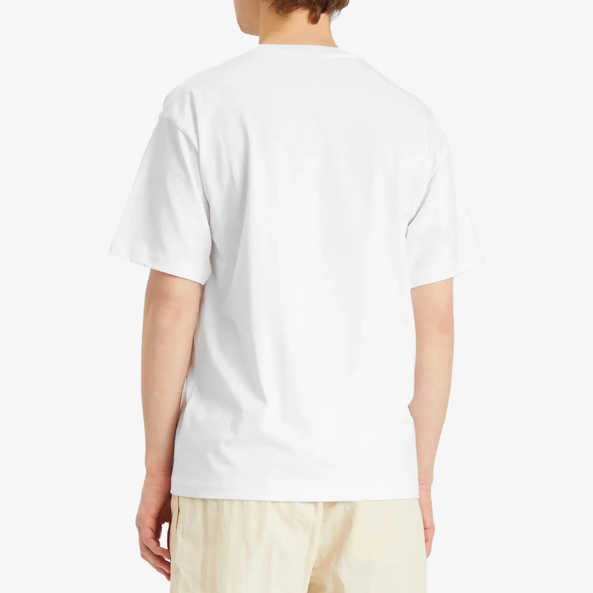 POSTAL Men's Bold Outline Logo T-Shirt White
