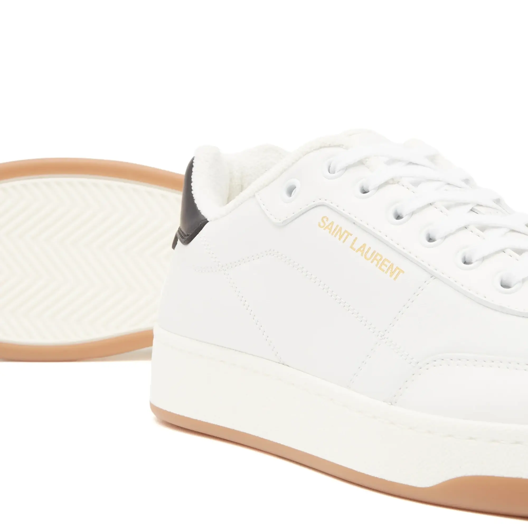 Saint Laurent Men's SL61 Sneaker Blanc Optique/Nero