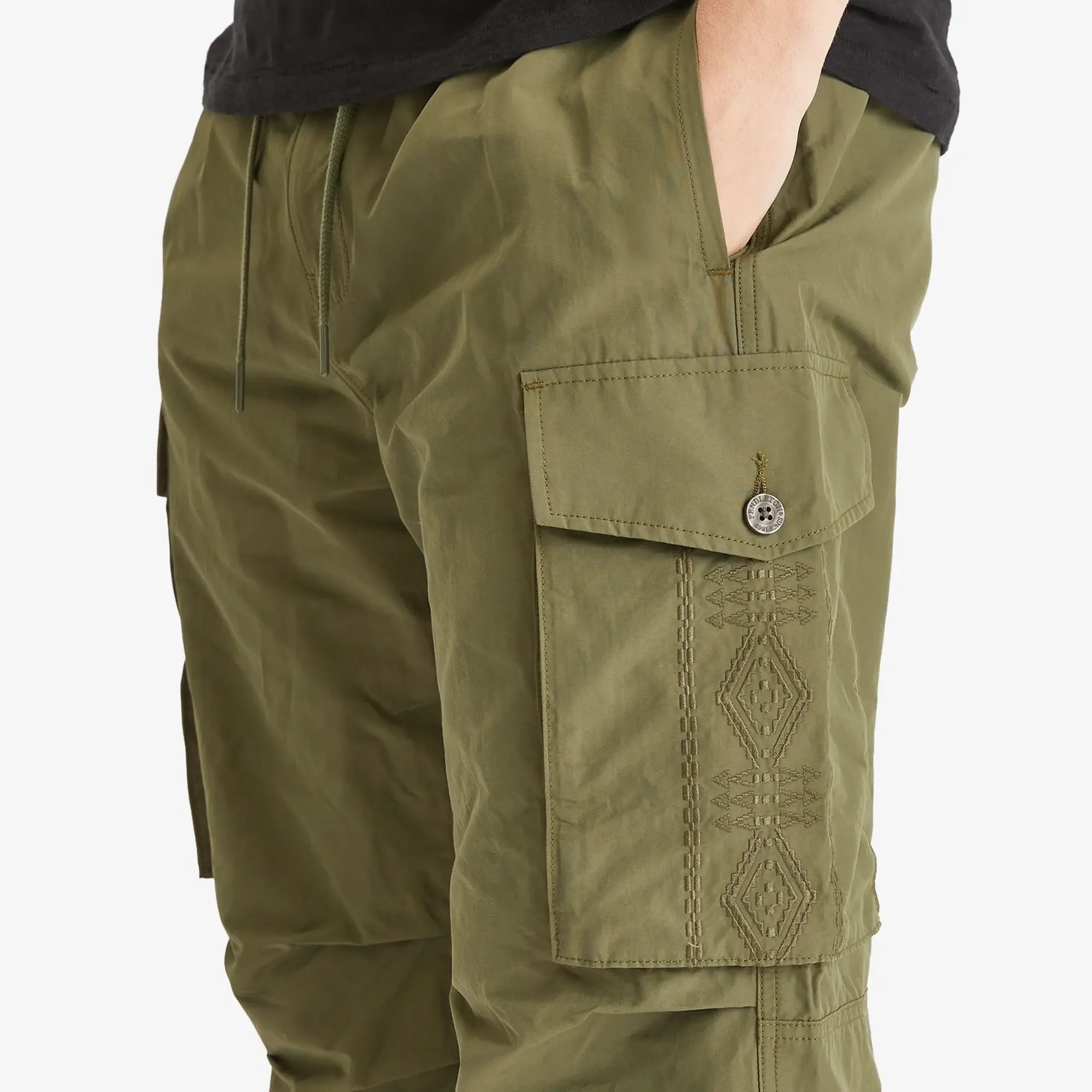 Pendleton Men's Parachute Cargo Pants Olive