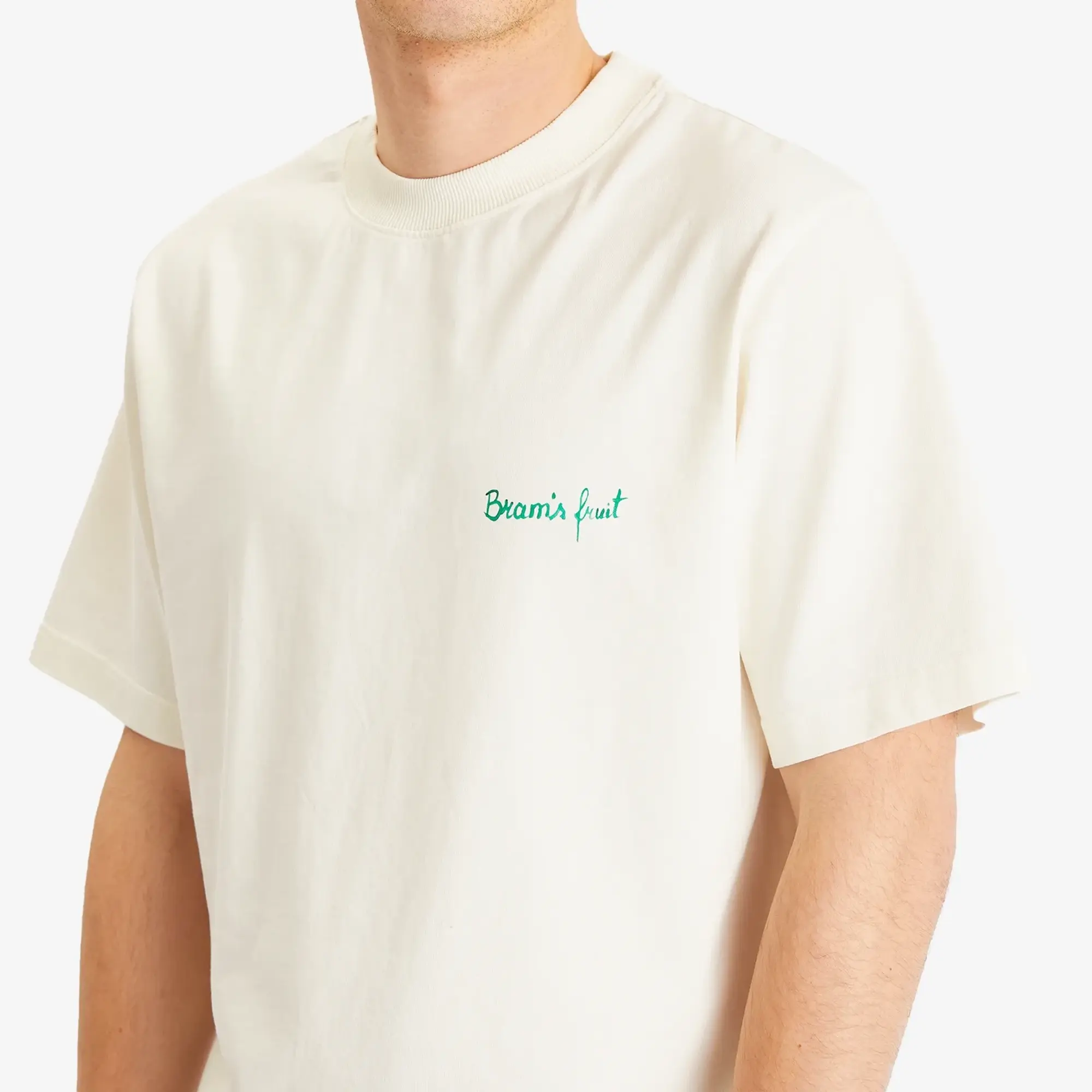 Bram's Fruit Men's Fruit Acrylic T-Shirt White