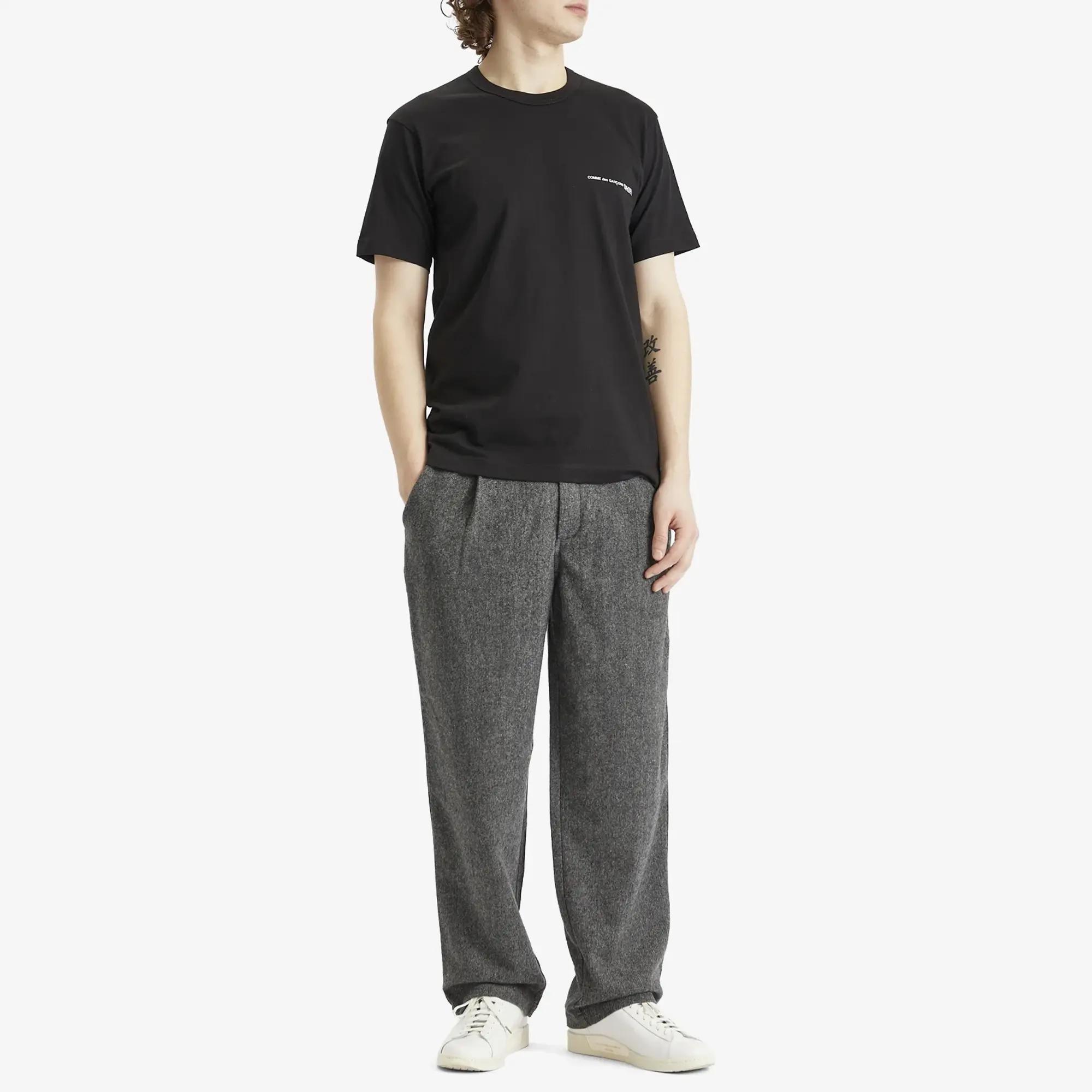 T-Shirt Comme Des Garçons Shirt Knit T-Shirt Black Xl