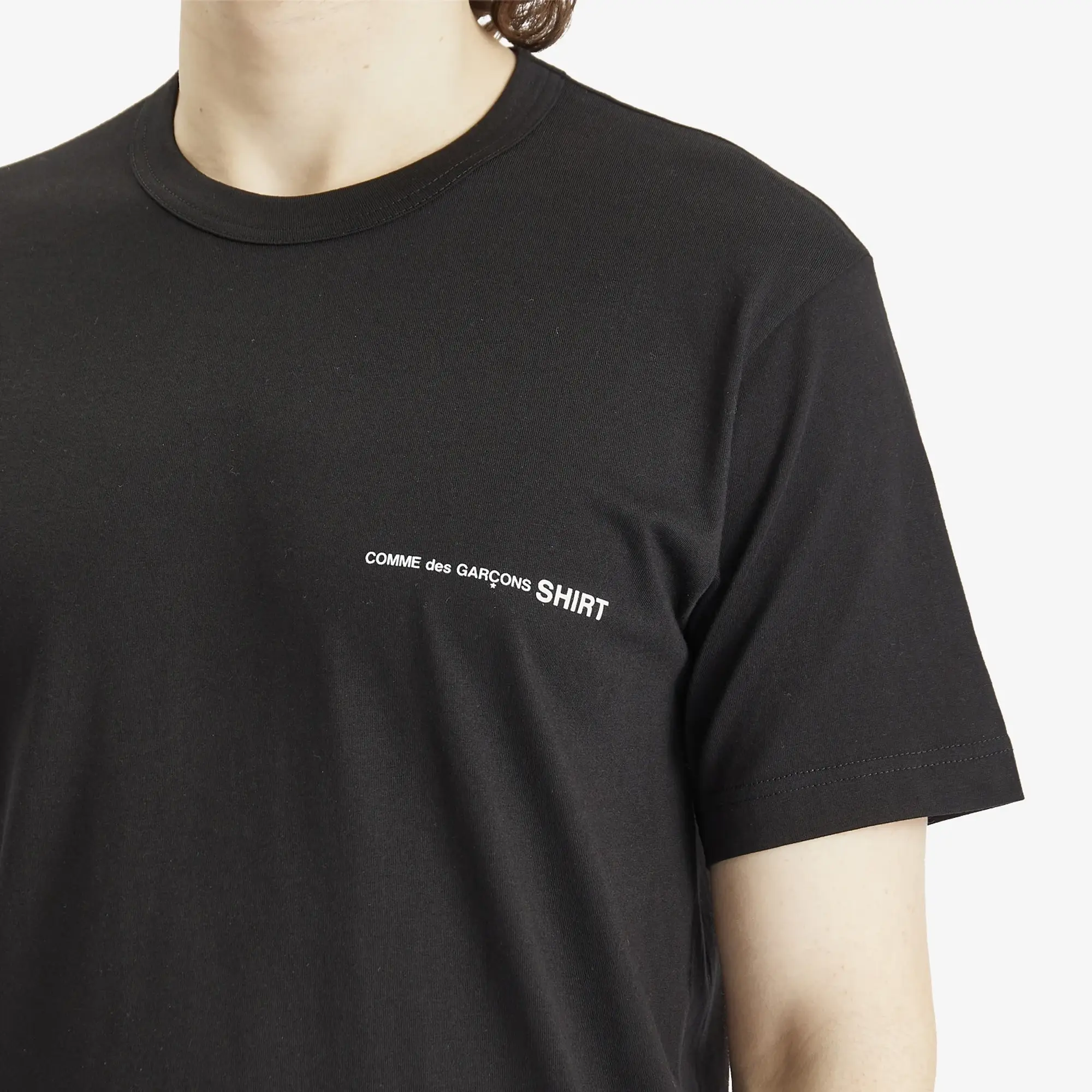 T-Shirt Comme Des Garçons Shirt Knit T-Shirt Black Xl