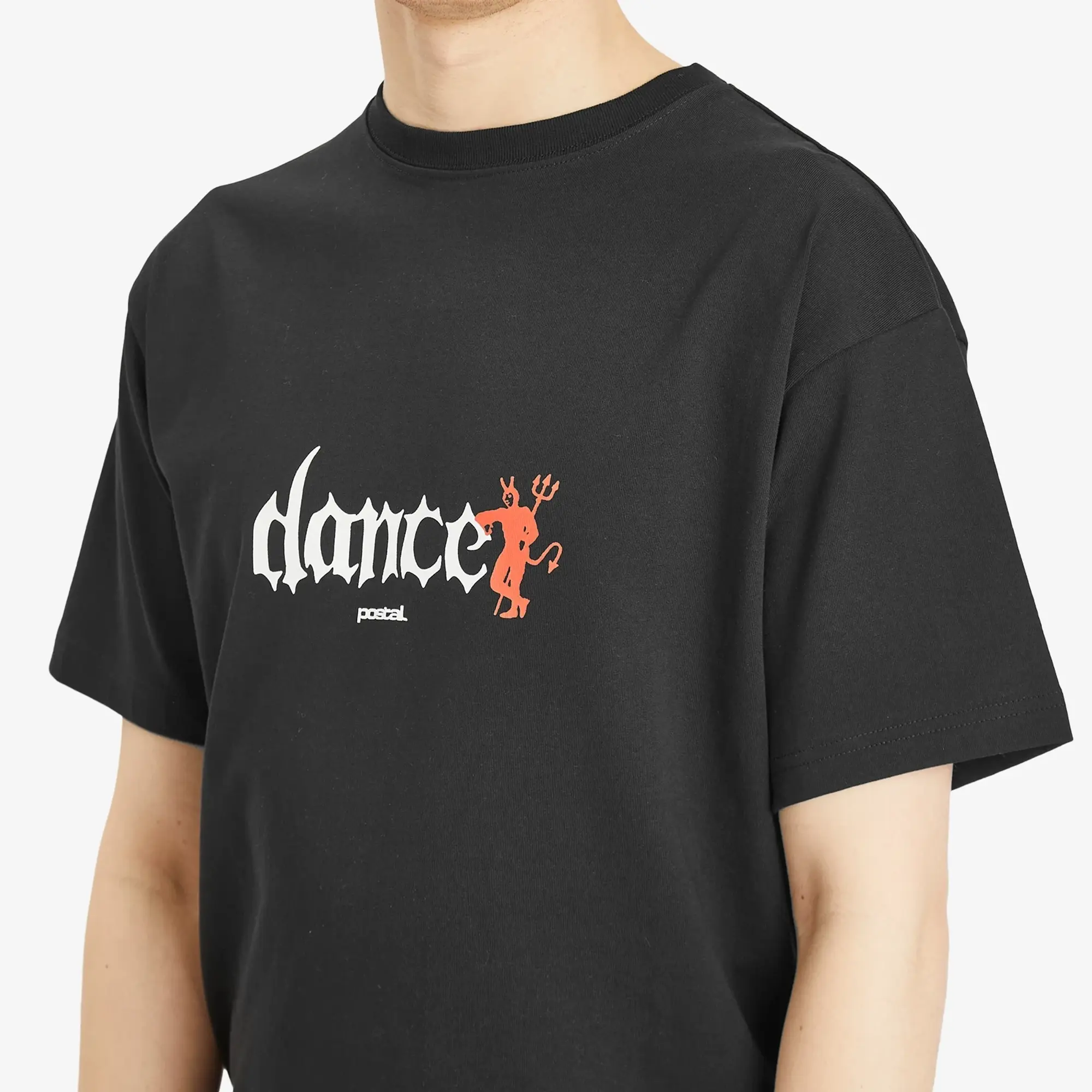 POSTAL Men's Dance T-Shirt Black