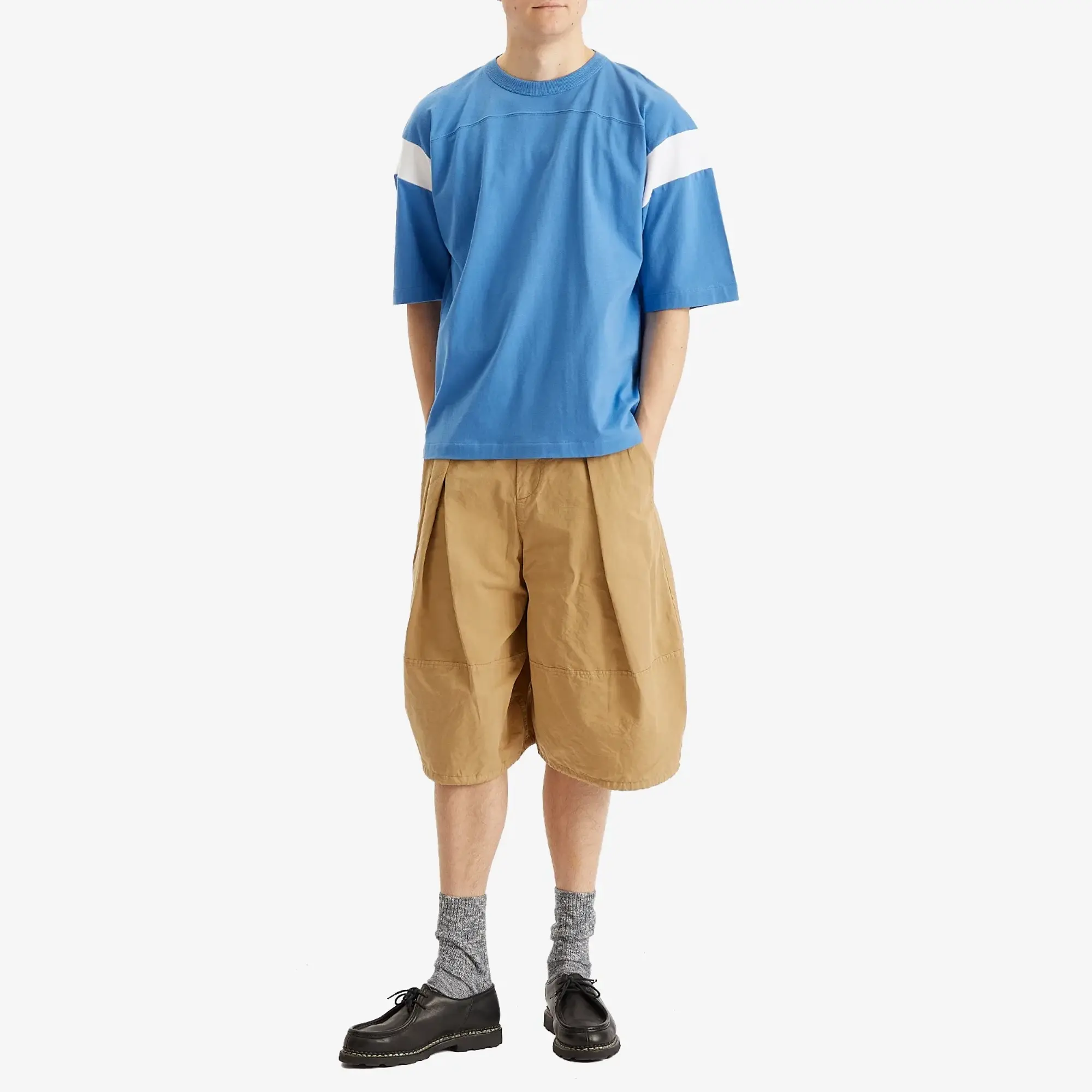 YMC Men's Skate Tee Blue/White