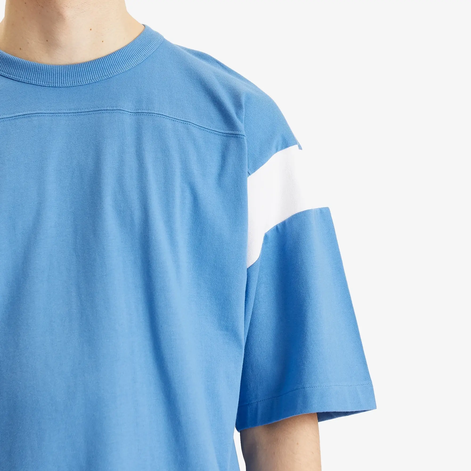 YMC Men's Skate Tee Blue/White